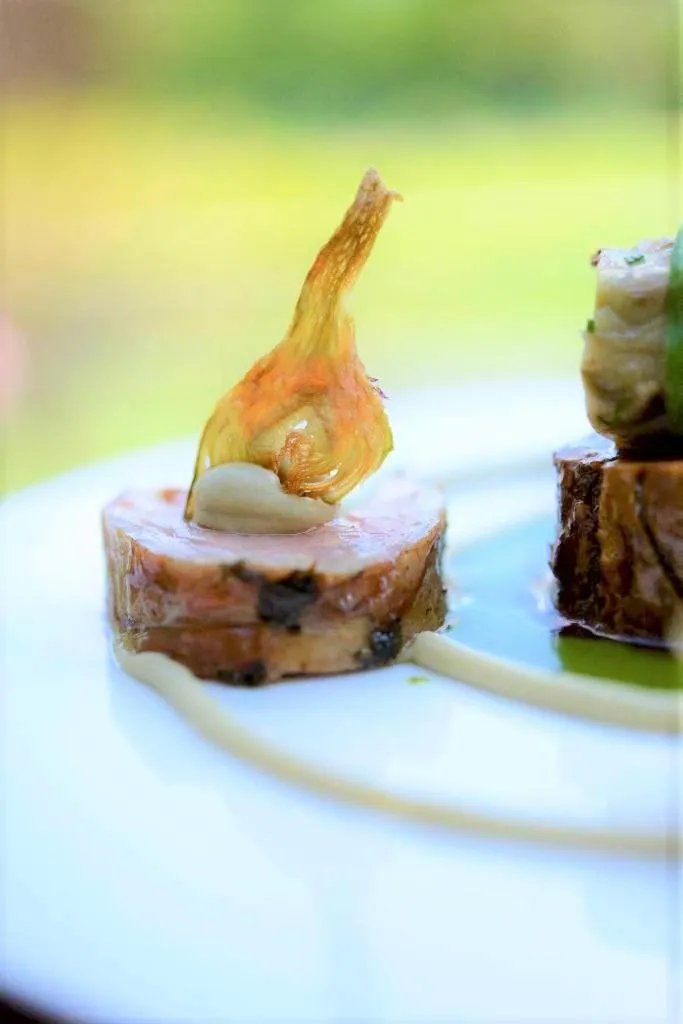 Patio in Château de Champlong Table Hôtel **** Golf & Spa