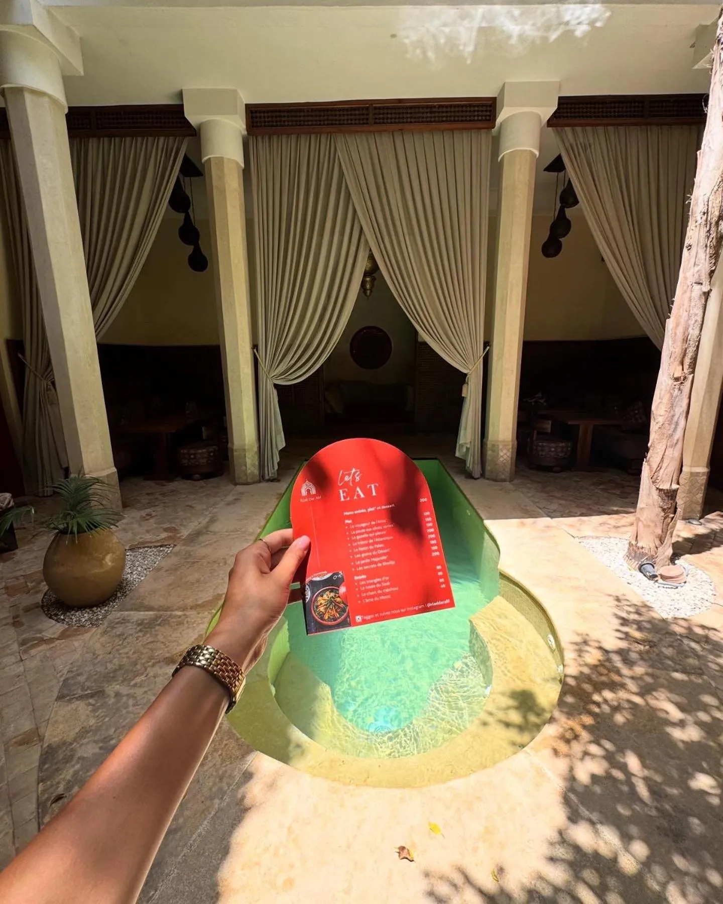 Swimming pool in Riad Dar Alif & SPA