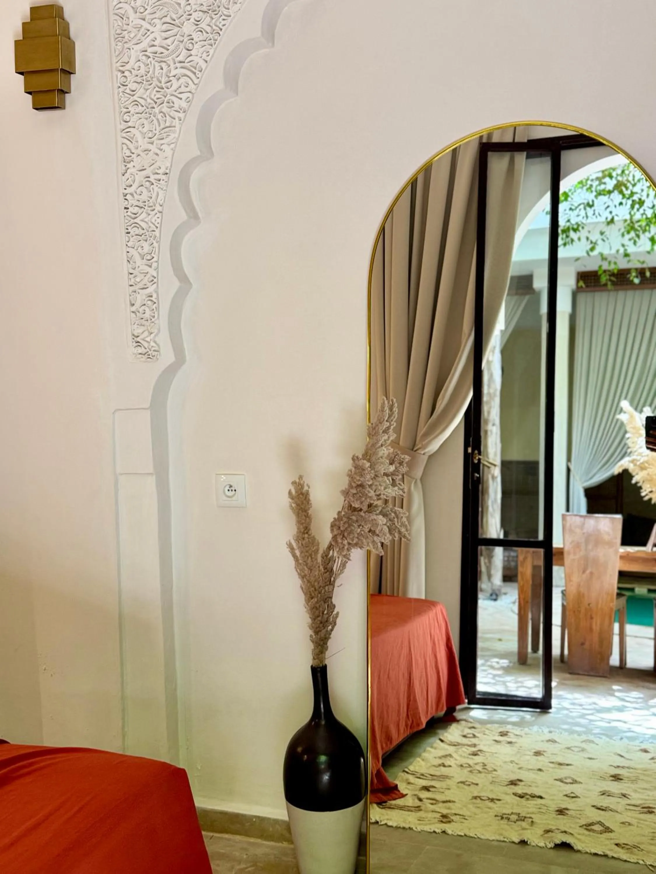 Bed in Riad Dar Alif & SPA