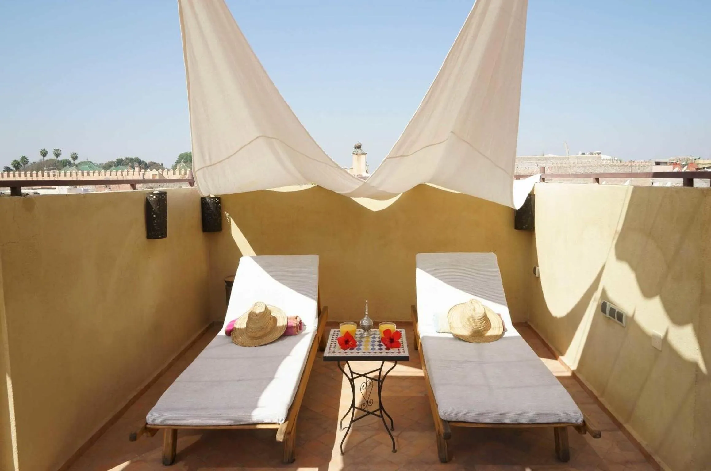 Patio in Riad Dar Alif & SPA