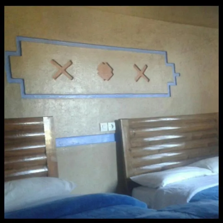 Bed in Kasbah Tamariste