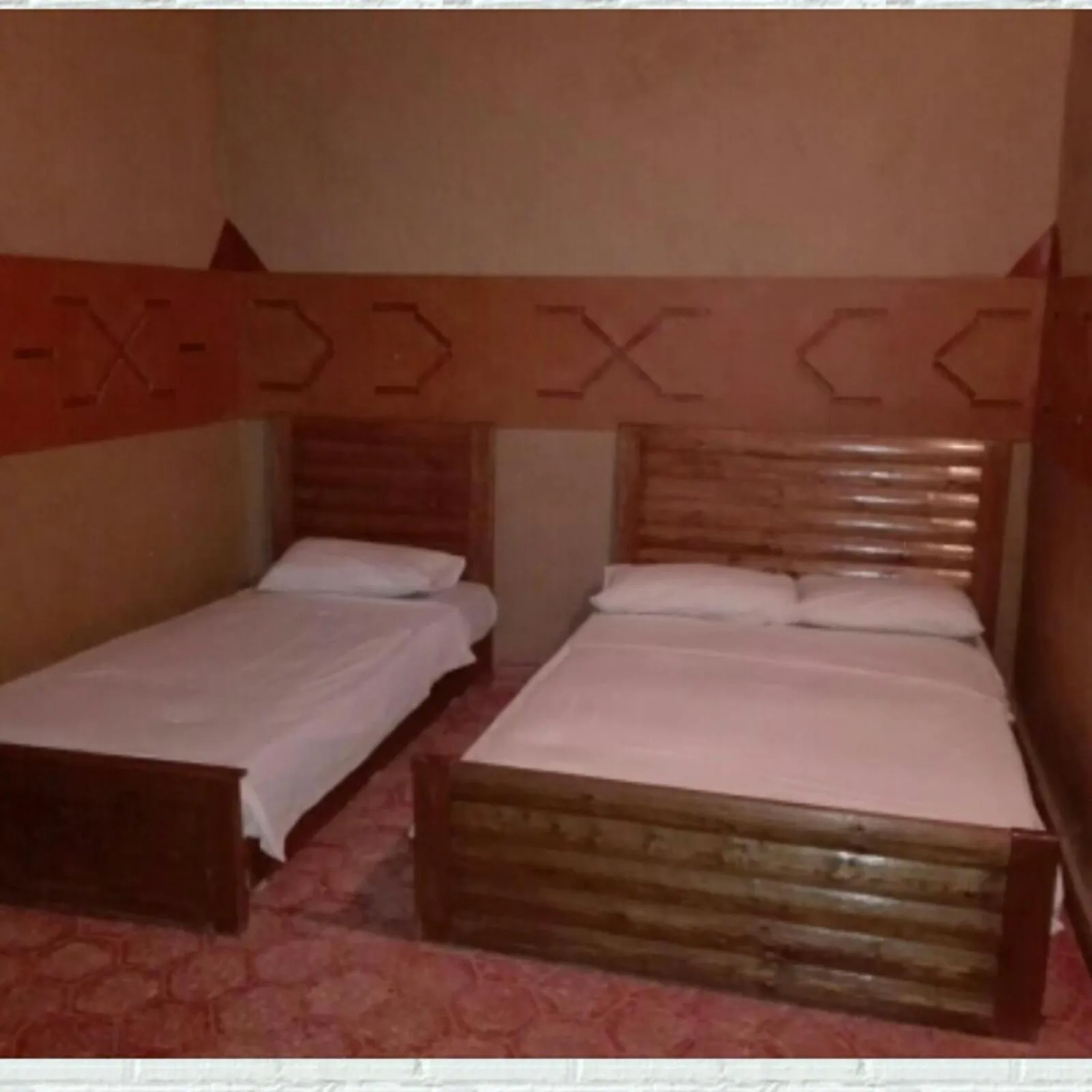 Bed in Kasbah Tamariste