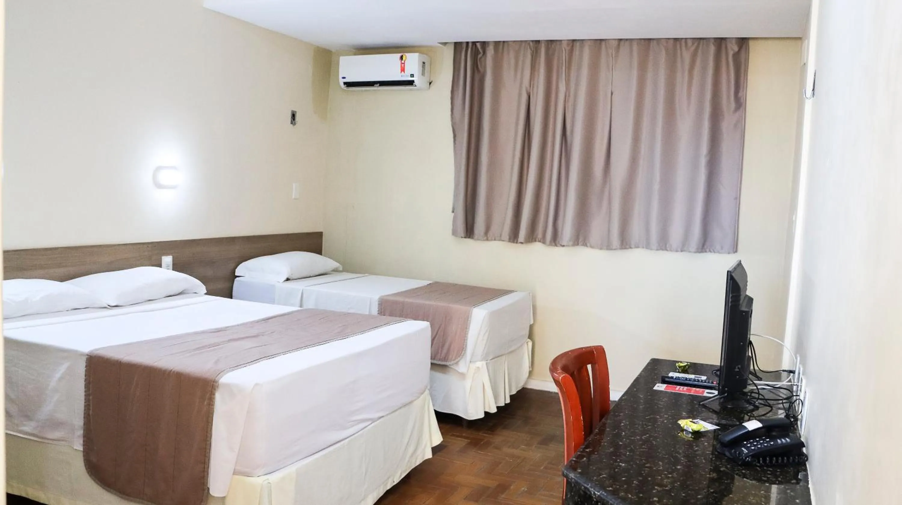 Bed in Hotel do Grande Rio