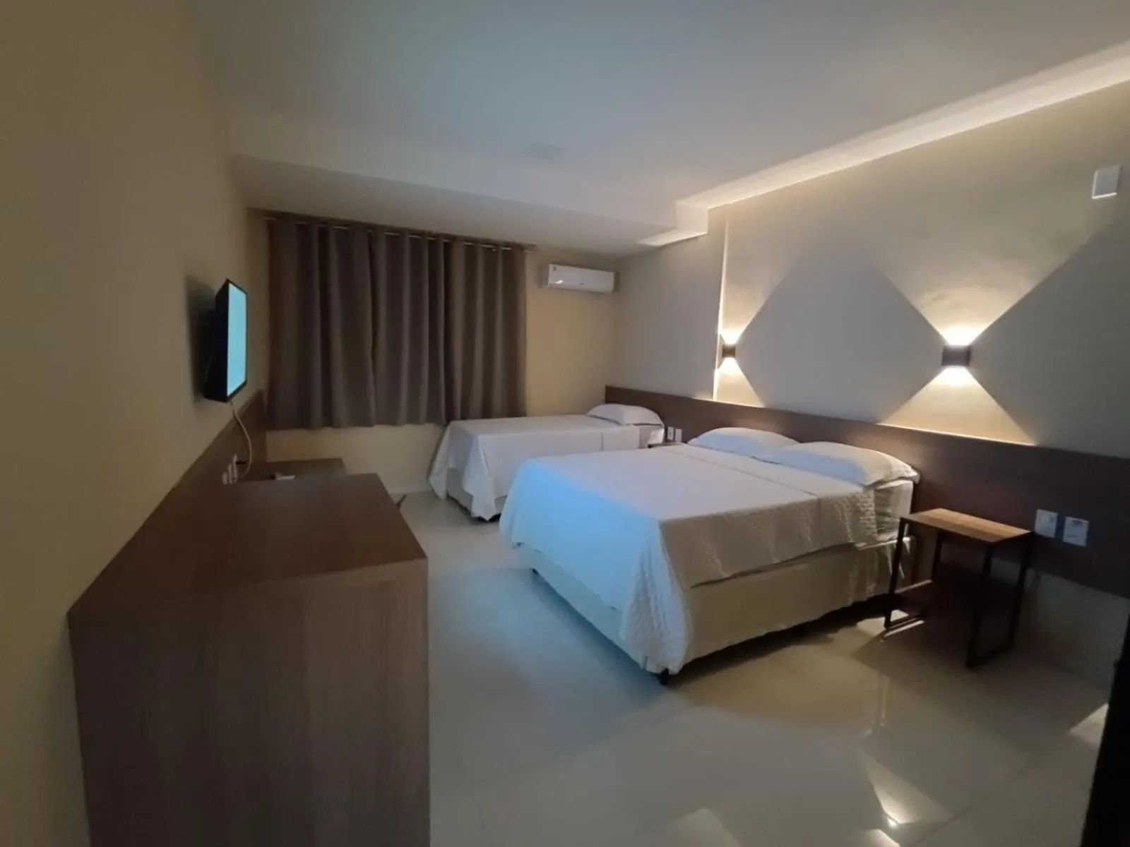 Bed in Hotel do Grande Rio