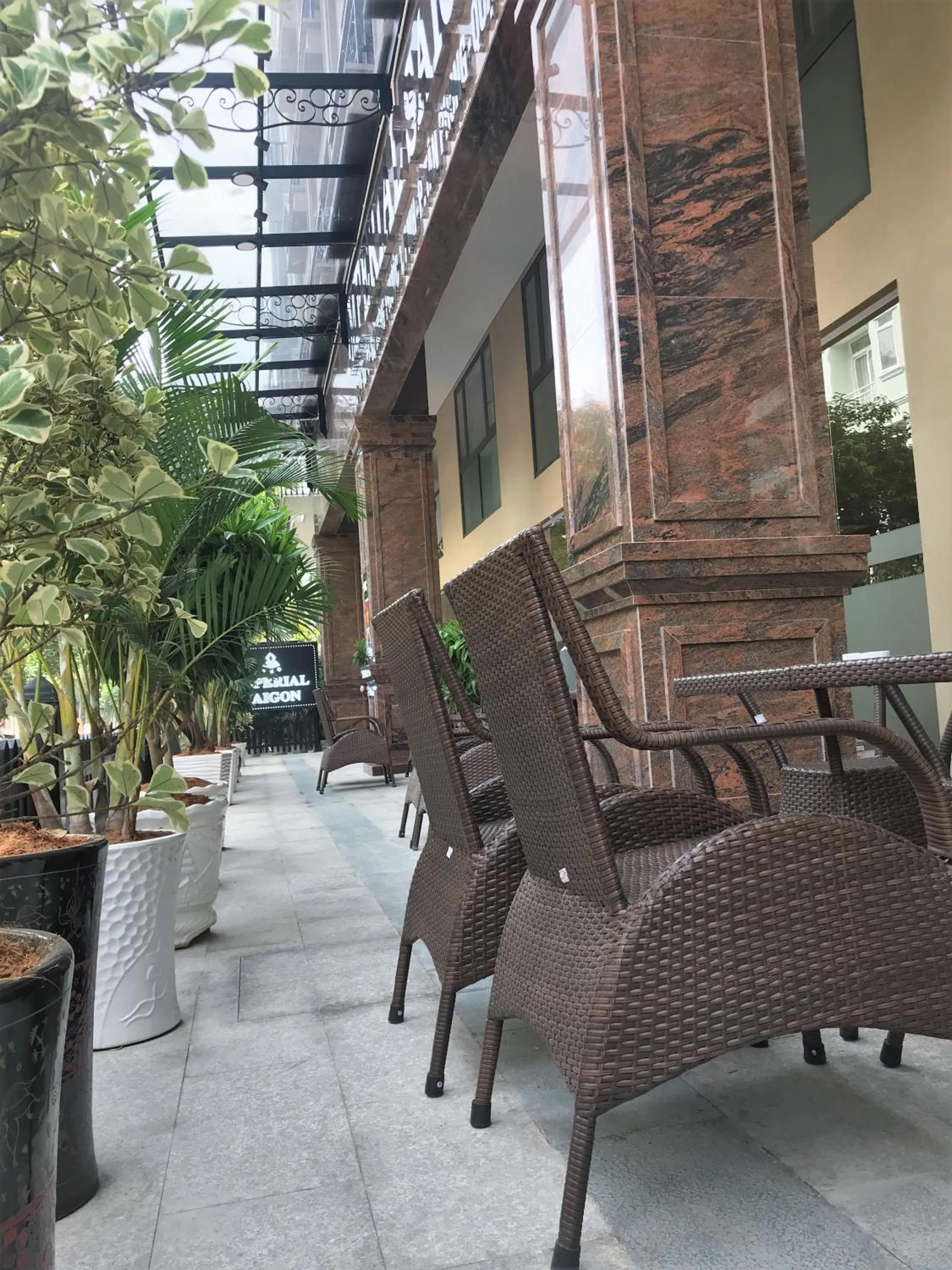 Seating area in Imperial Saigon hotel