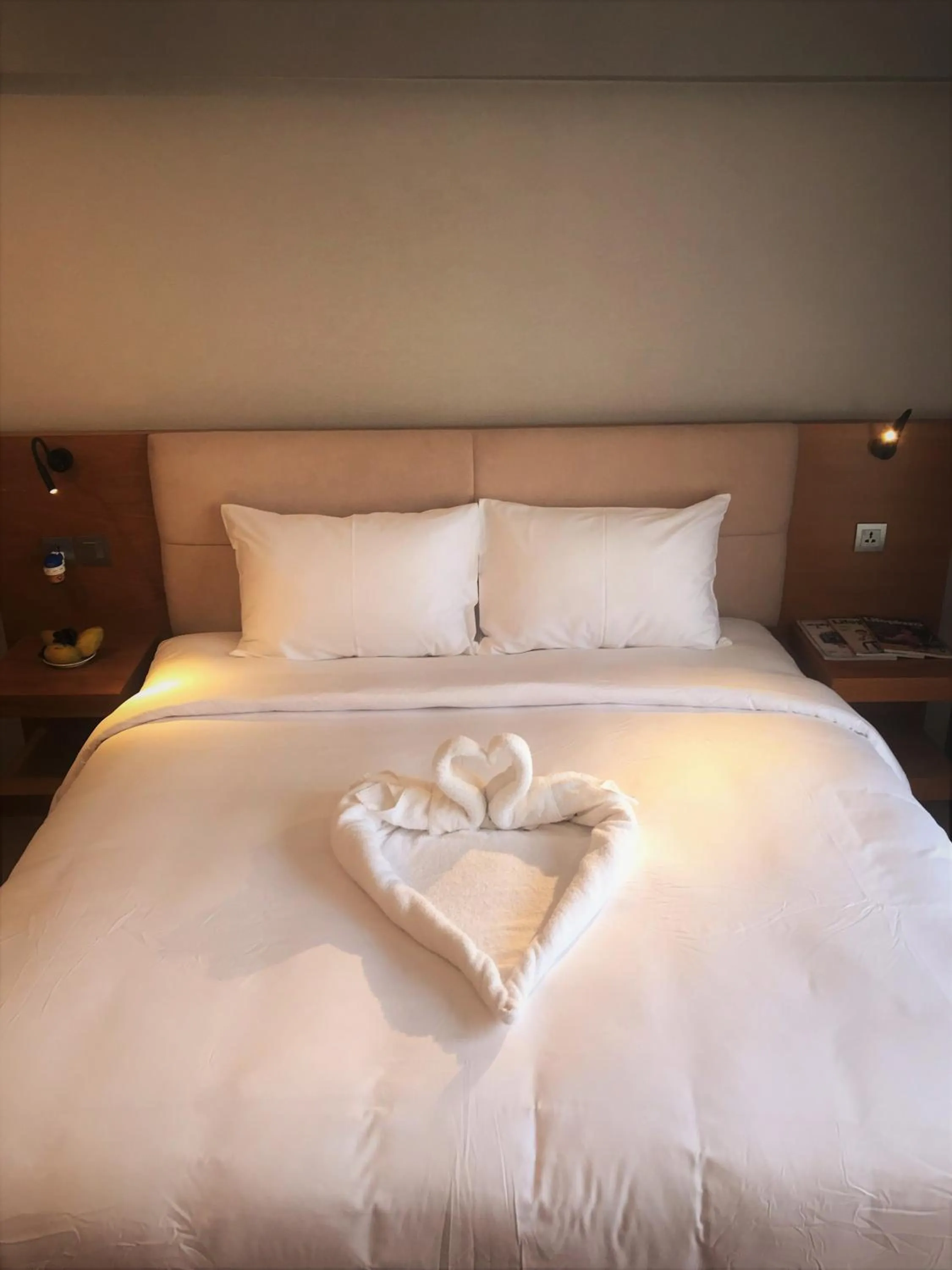 Bed in Imperial Saigon hotel