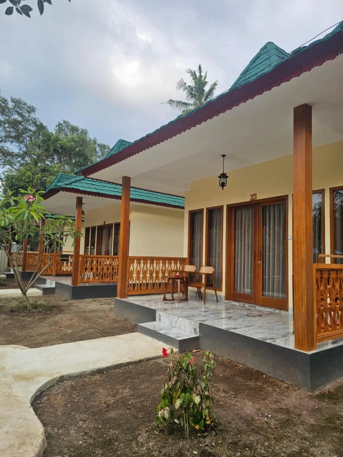 Balcony/Terrace in Salili Bungalow