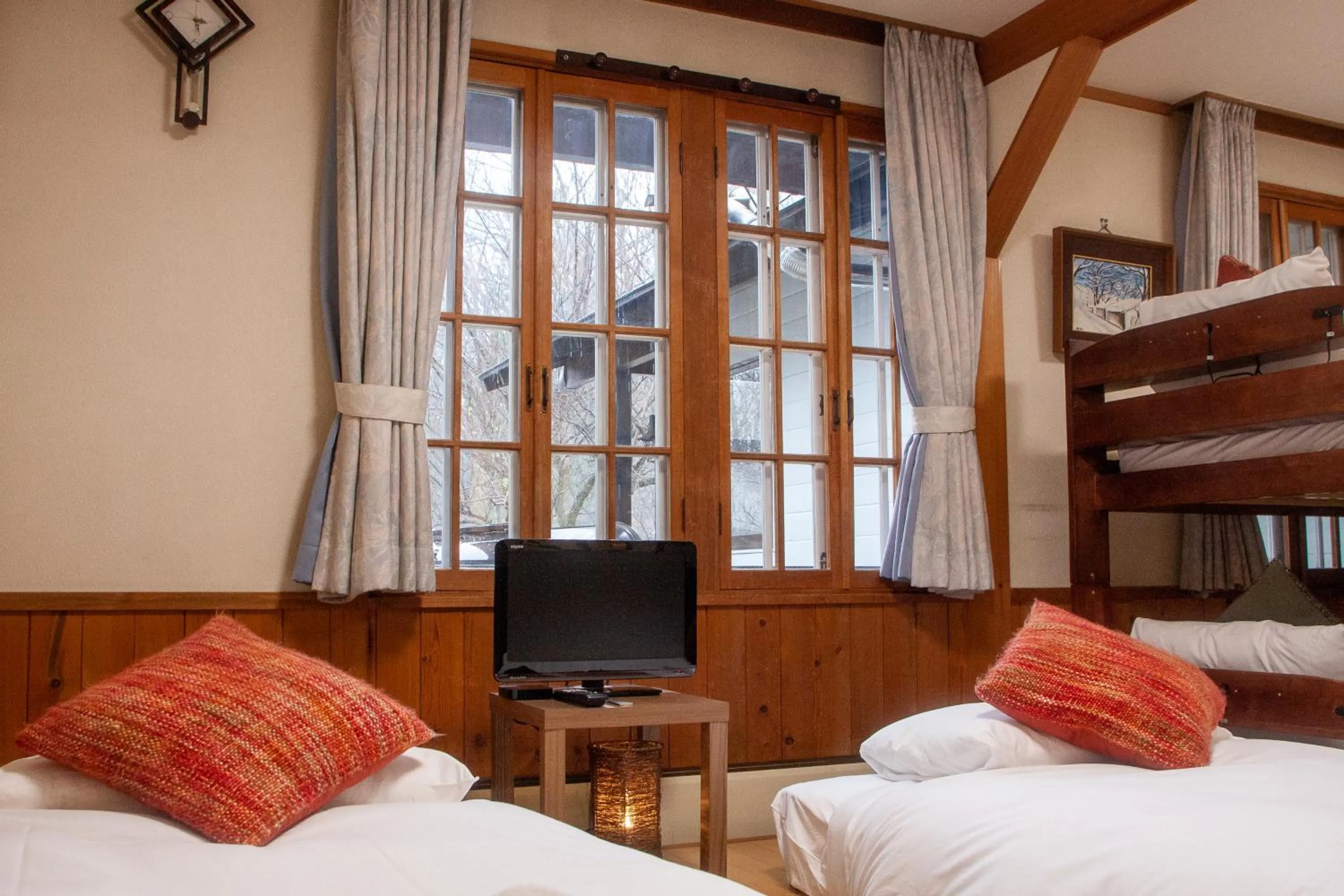 Bed in Kizuna Lodge & BBQ Centre