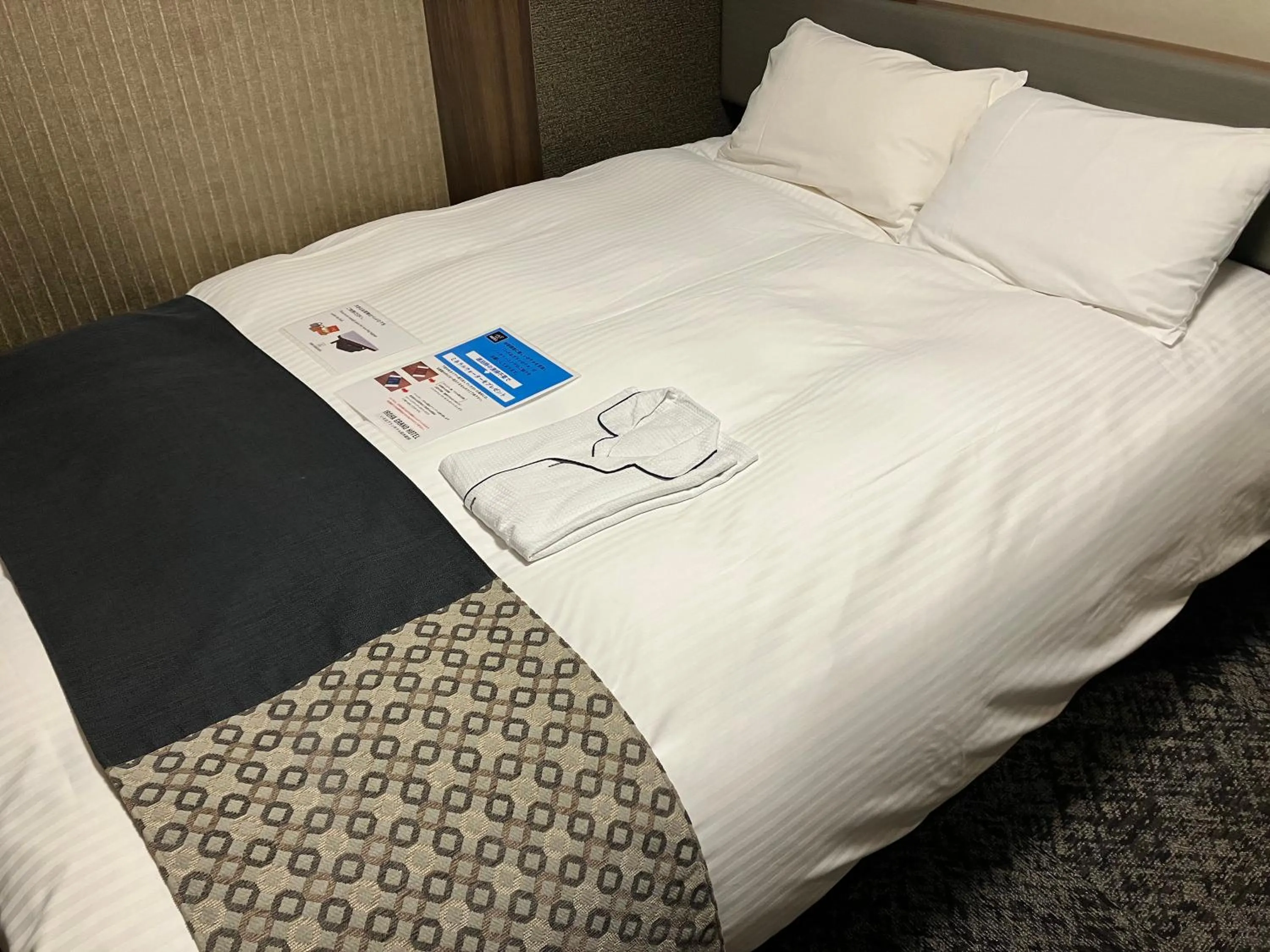 Photo of the whole room, Bed in Iroha Grand Hotel Matsumoto Eki-Mae