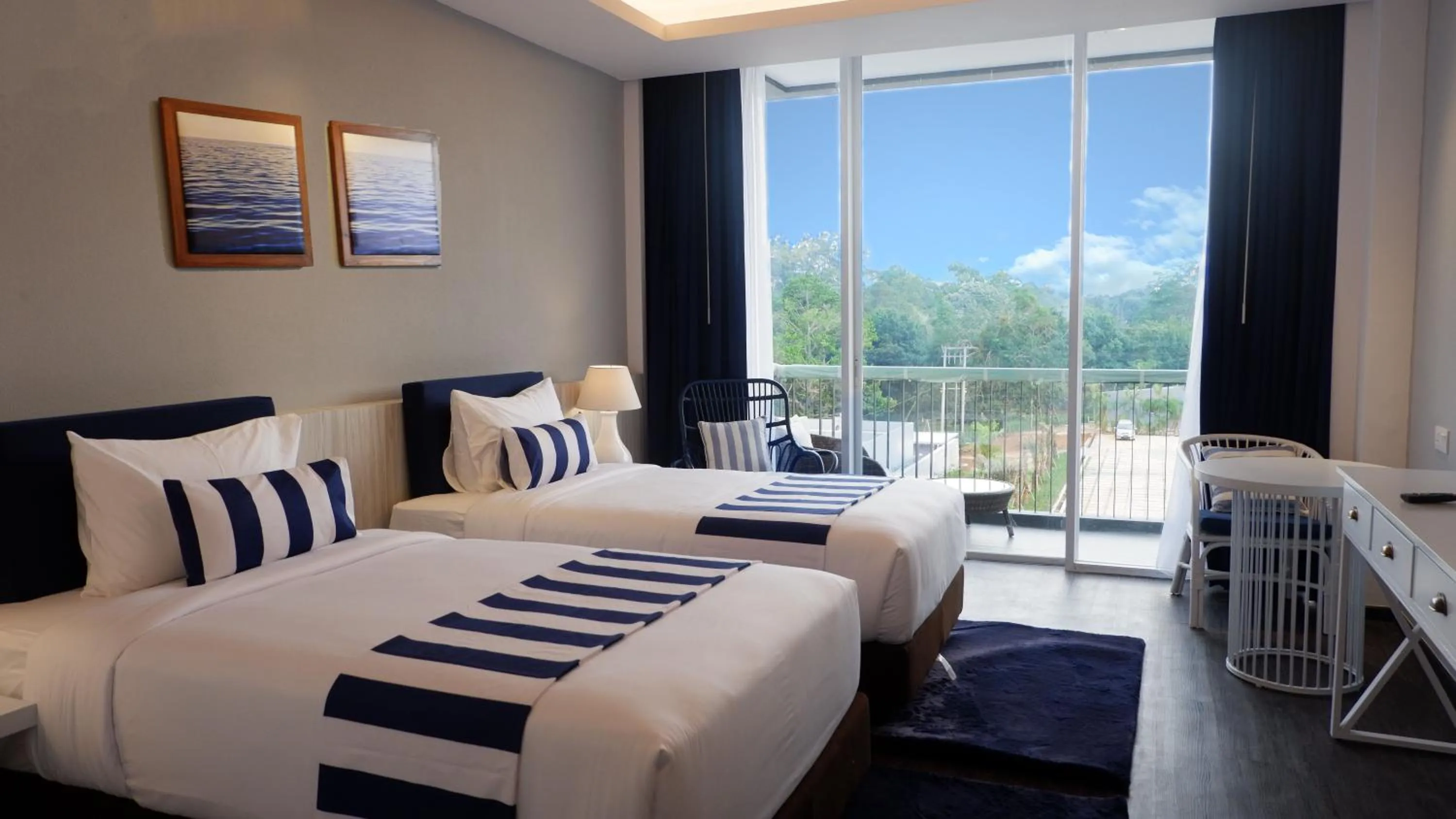 Bed in Swiss-Belresort Belitung
