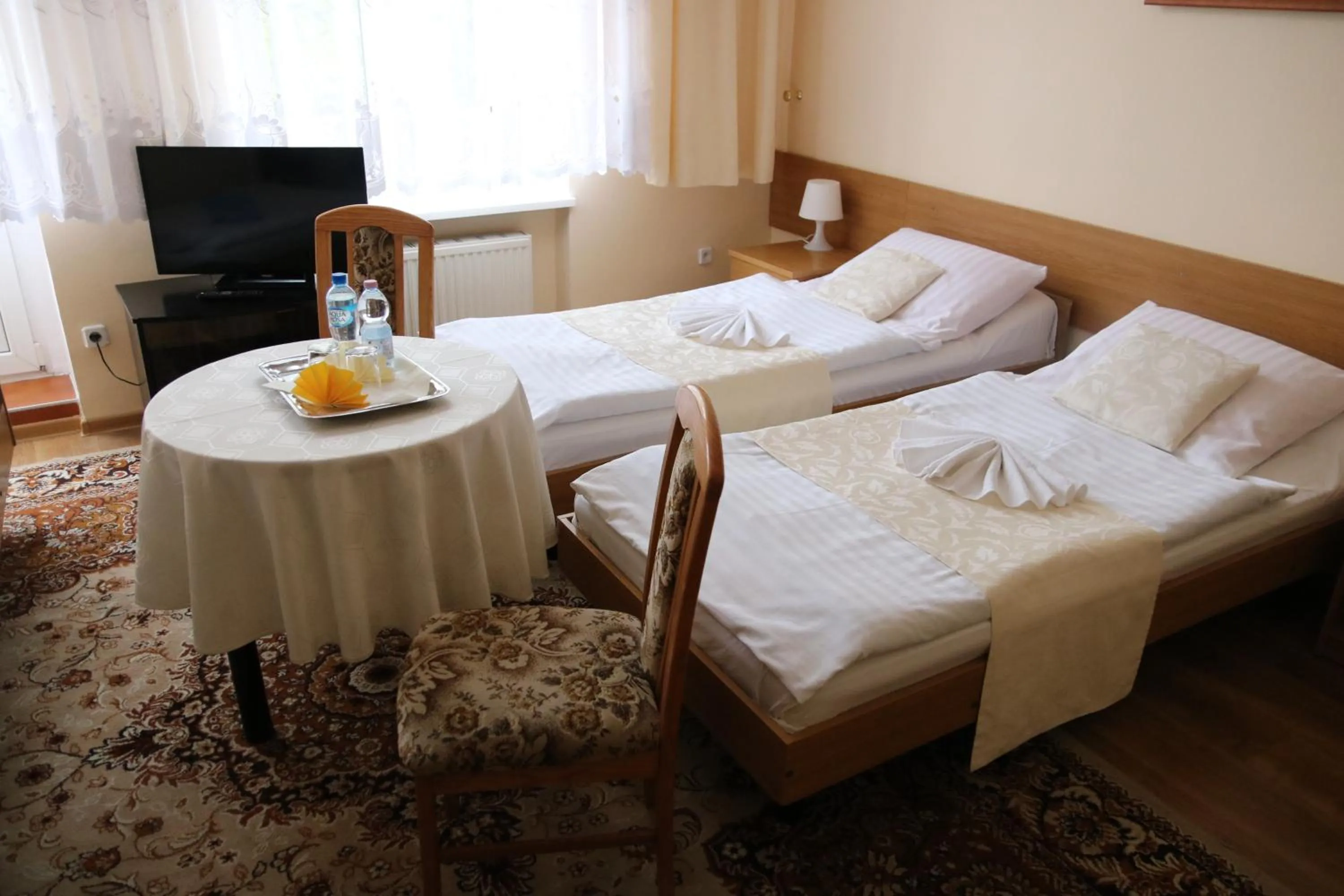 Bed in Hotel Polonia