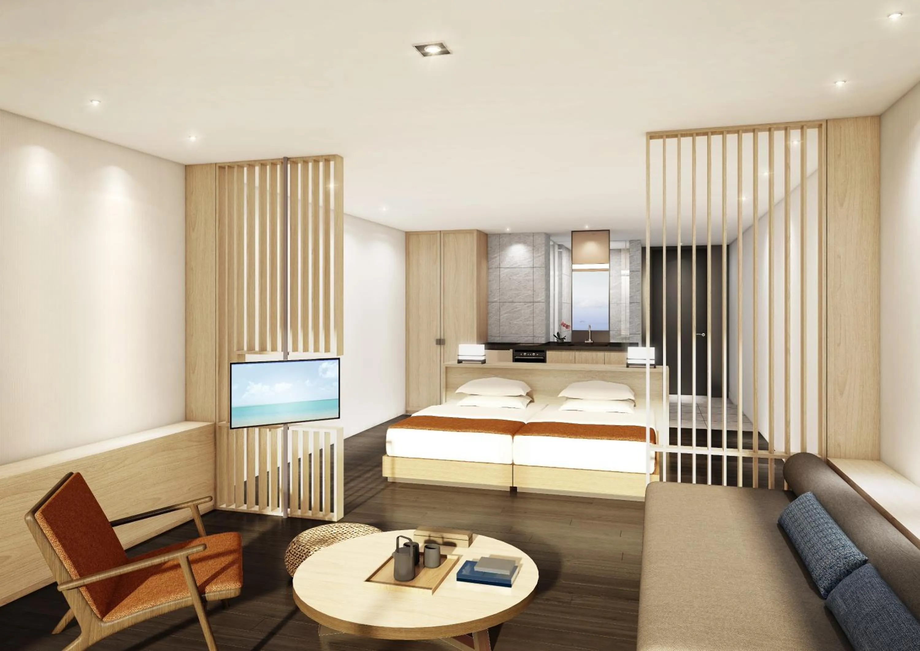 Bed in Hanwha Resort Geoje Belvedere