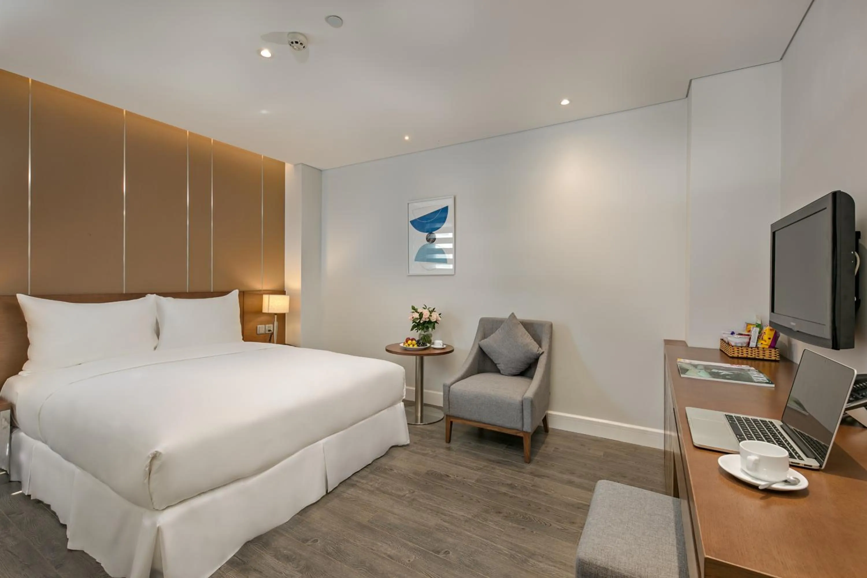 Bed in AVORA Boutique Hotel