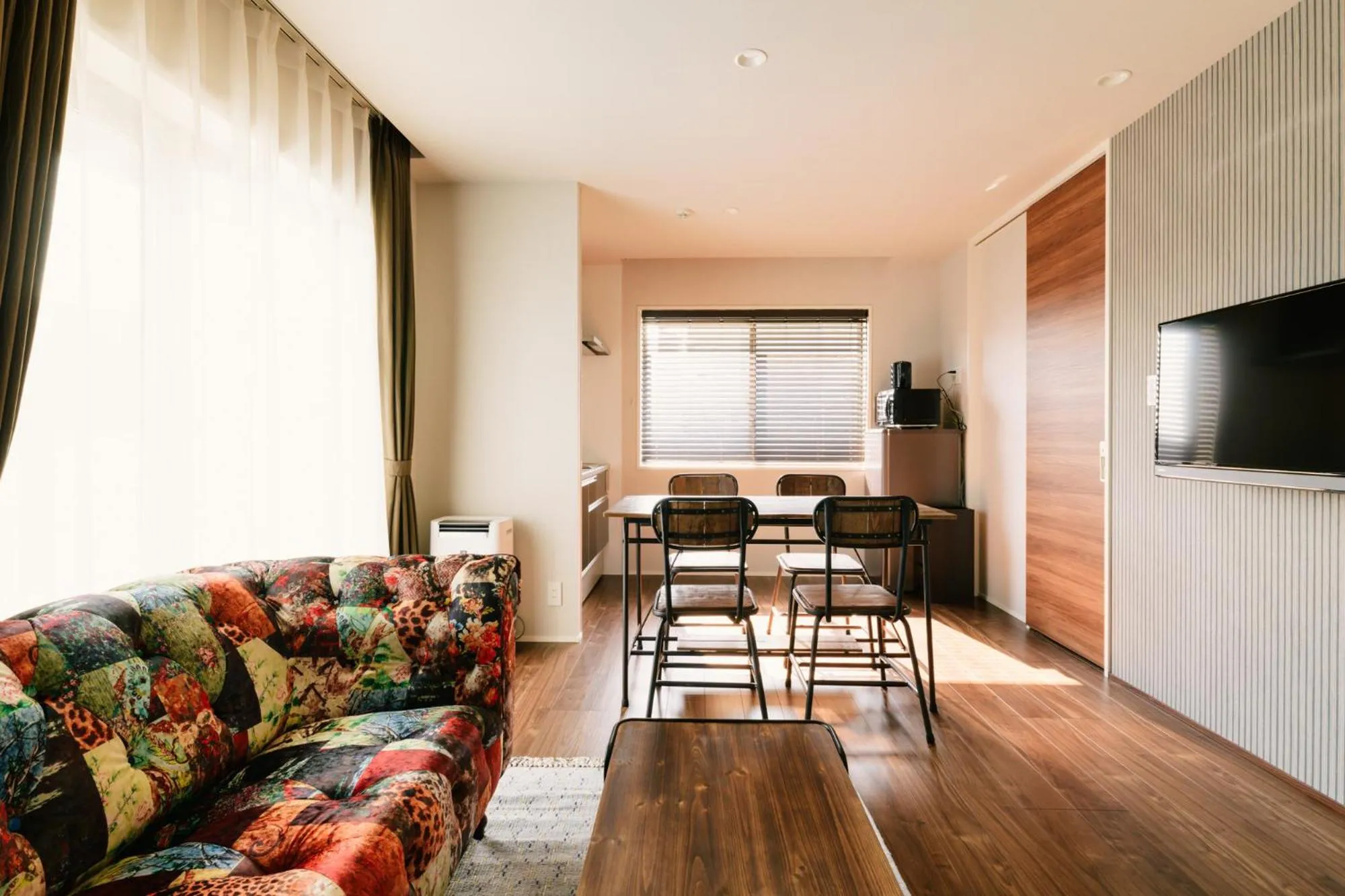 Living room in GRAND BASE Hakata Haruyoshi