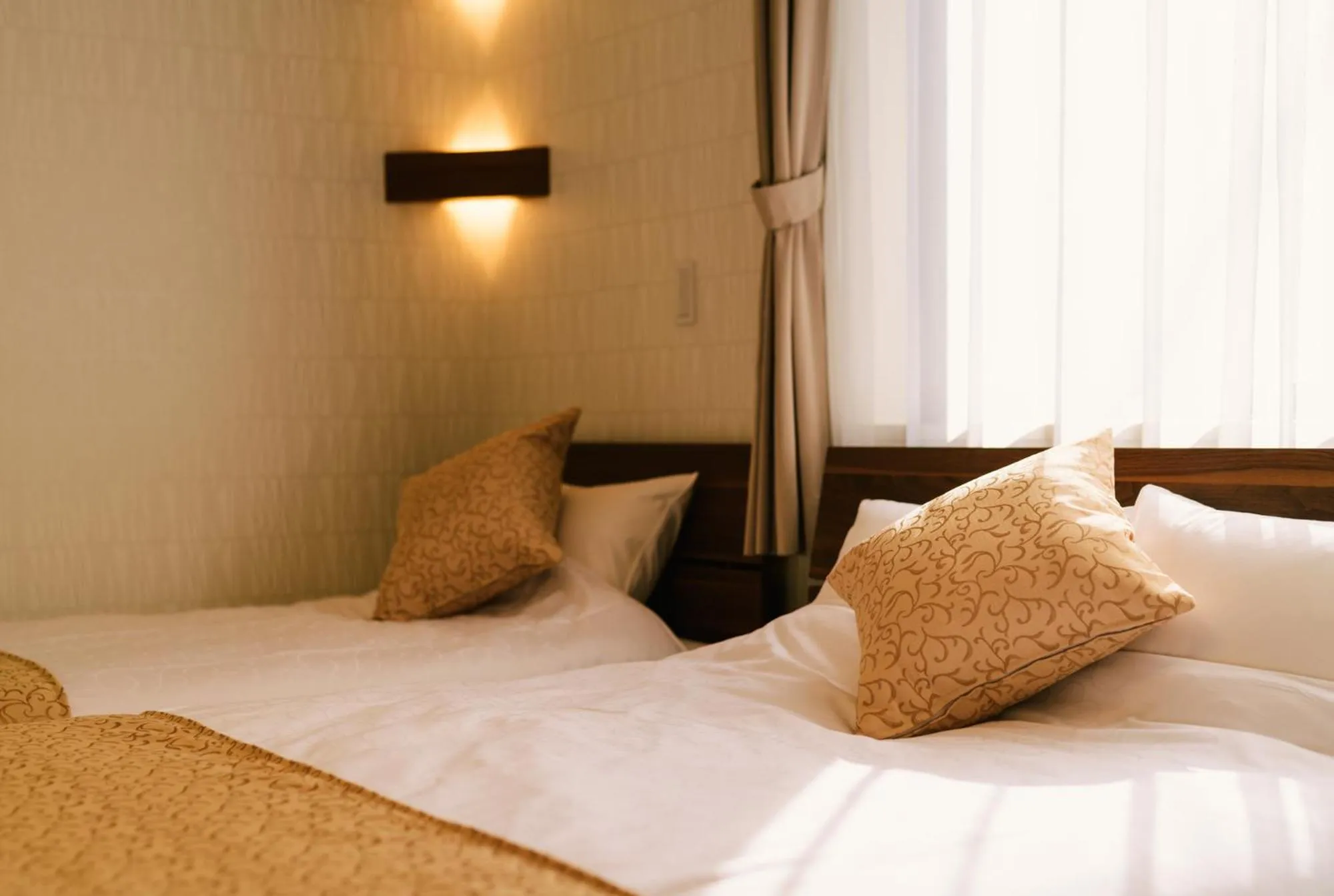 Bedroom, Bed in GRAND BASE Hakata Haruyoshi