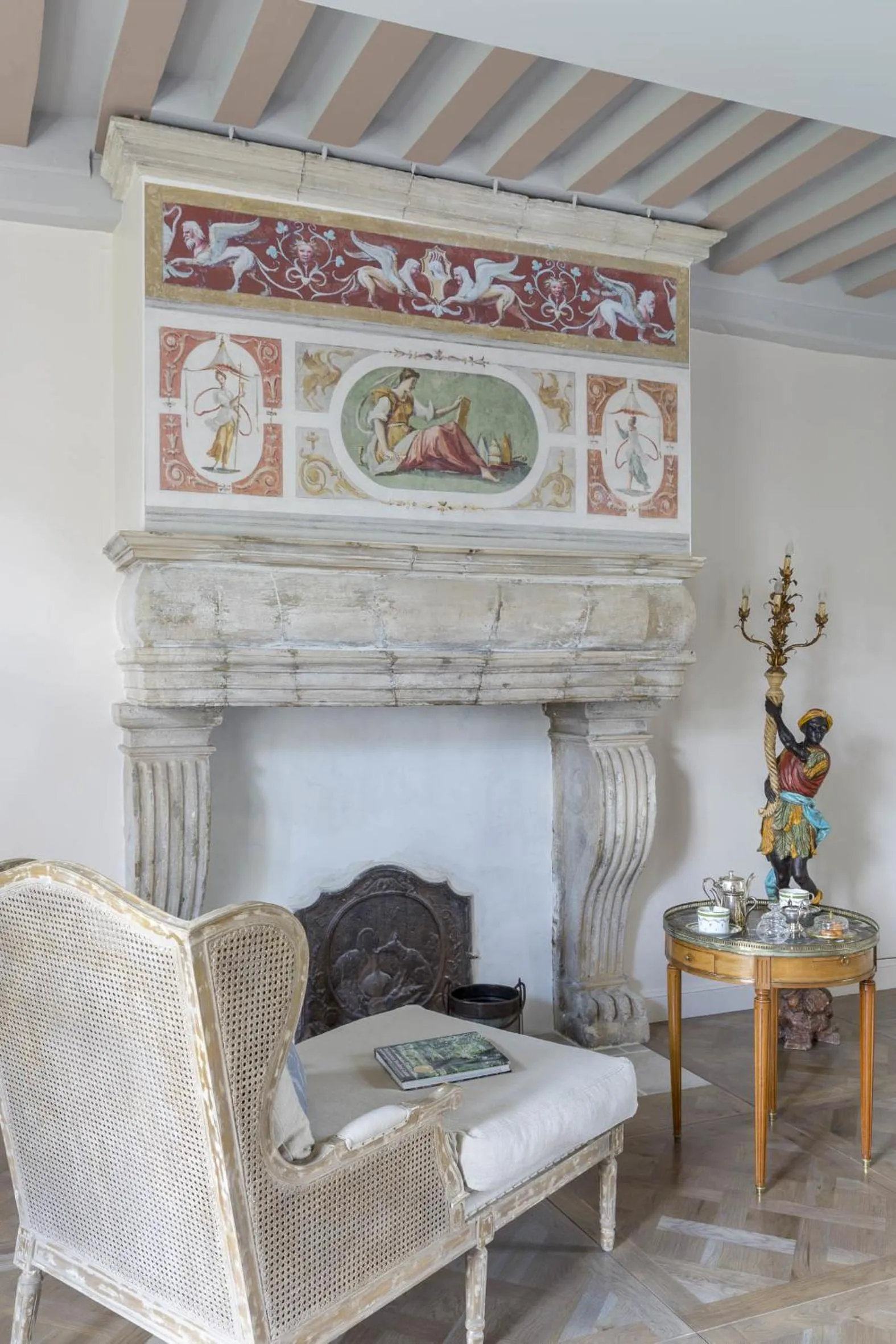 Decorative detail in Le Manoir de La Fieffe