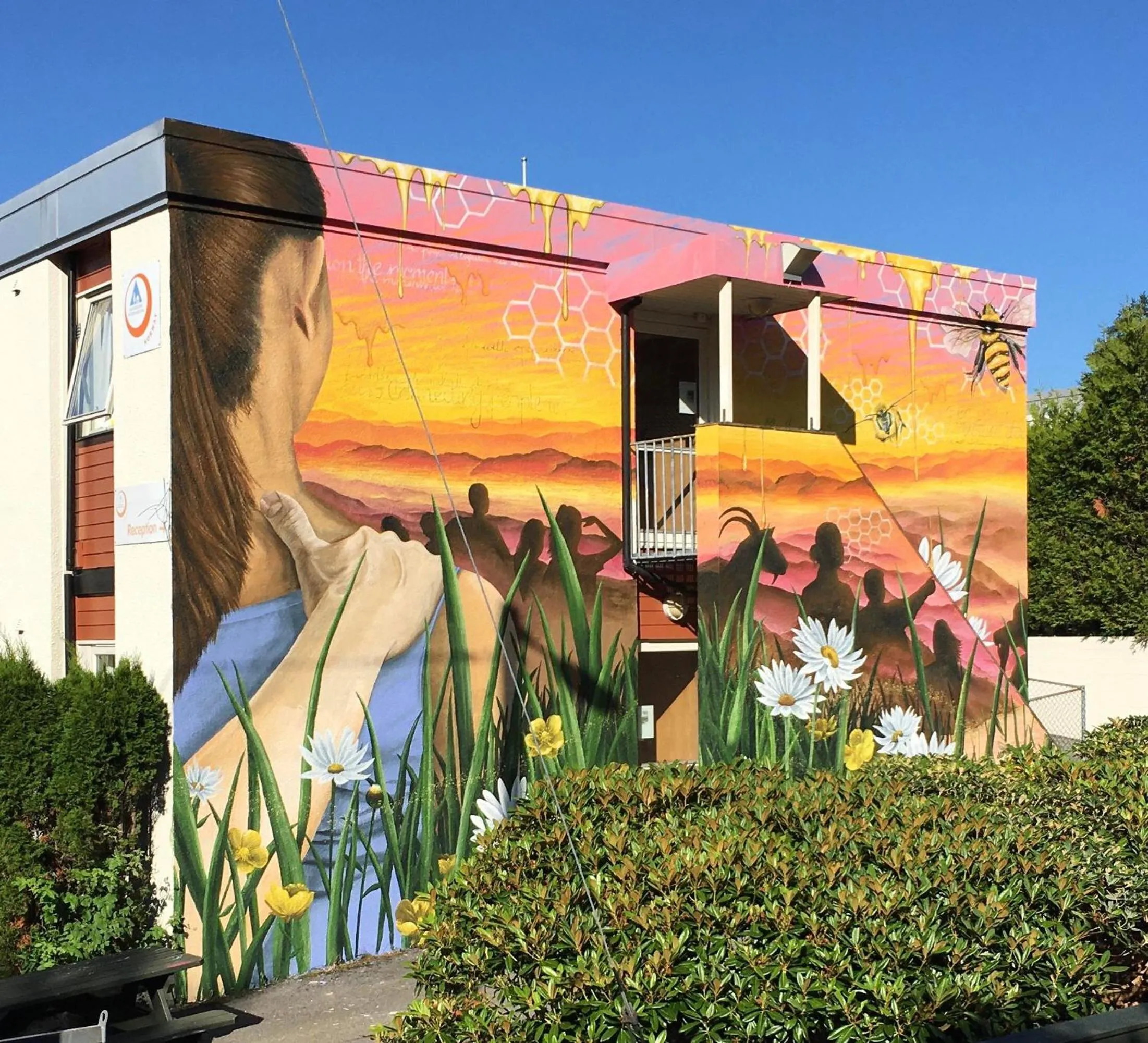 Property building in Bergen Hostel Montana