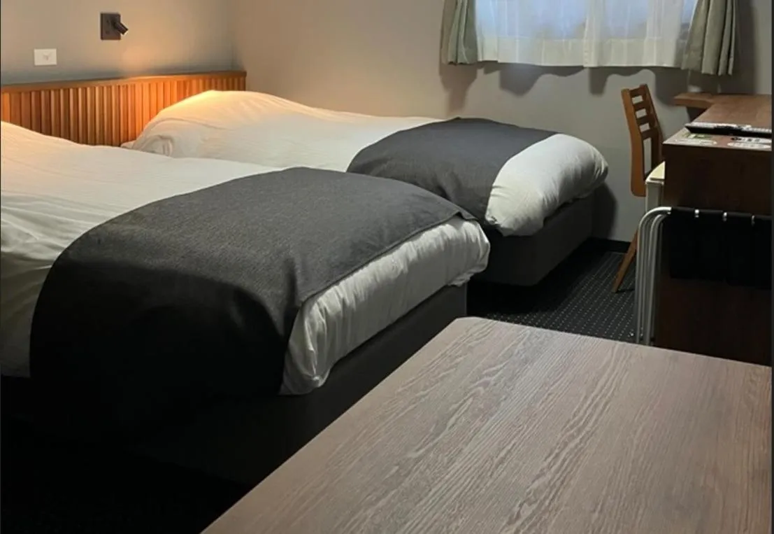 Bed in Atto Business Hotel Ichinoseki