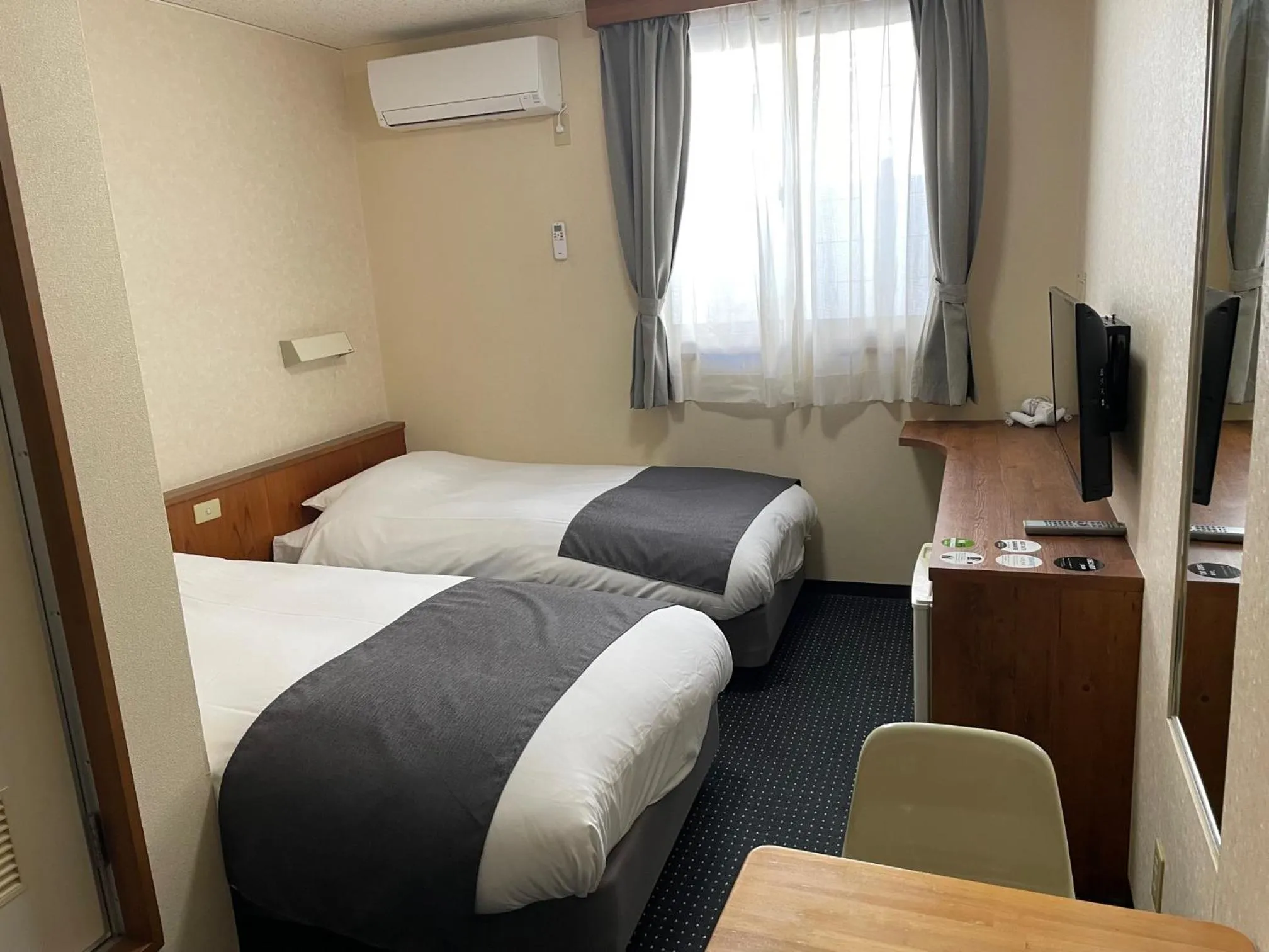 Bed in Atto Business Hotel Ichinoseki