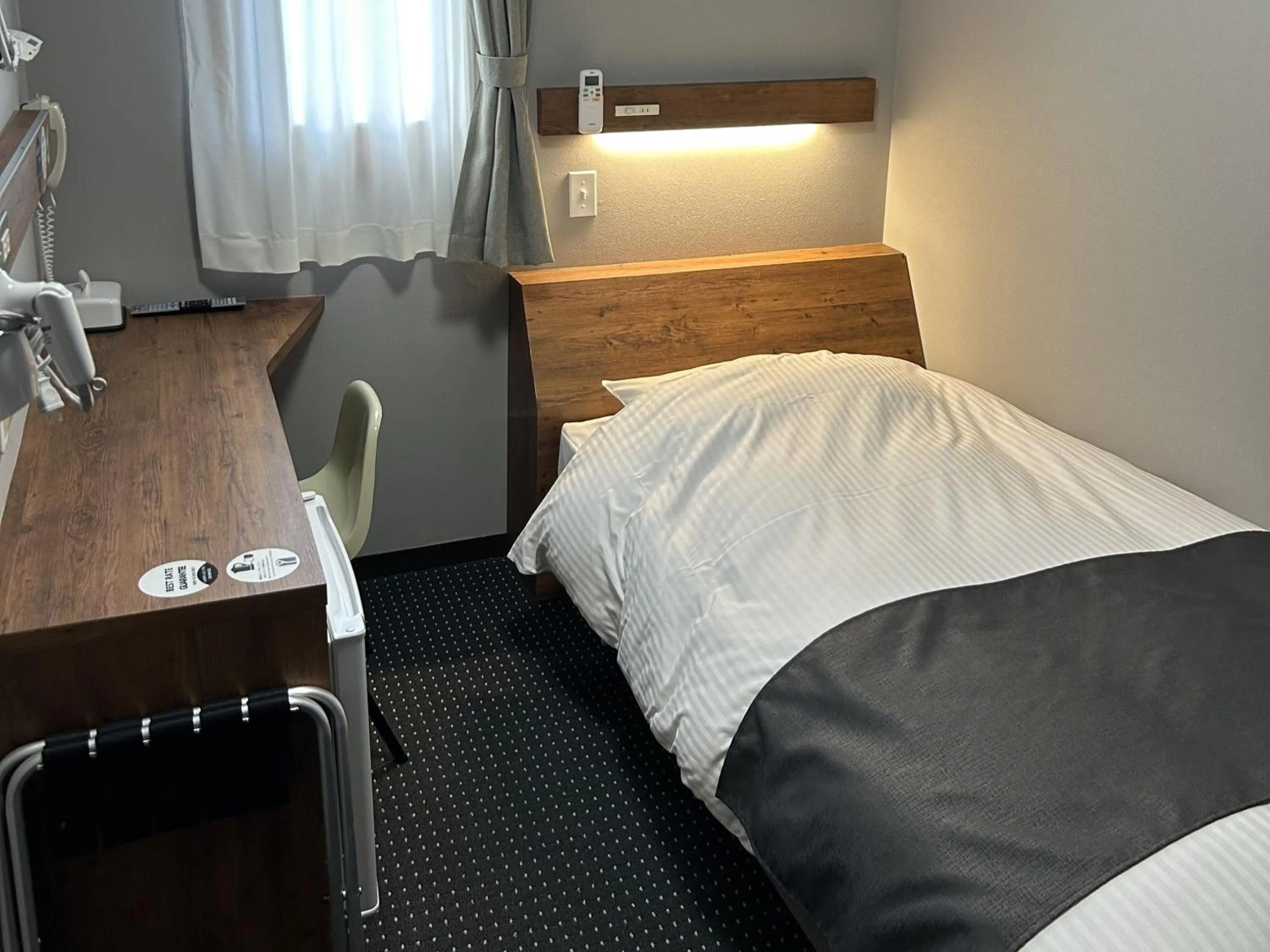 Bed in Atto Business Hotel Ichinoseki