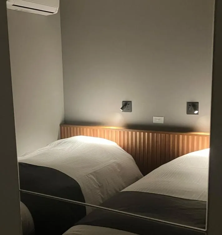 Bed in Atto Business Hotel Ichinoseki