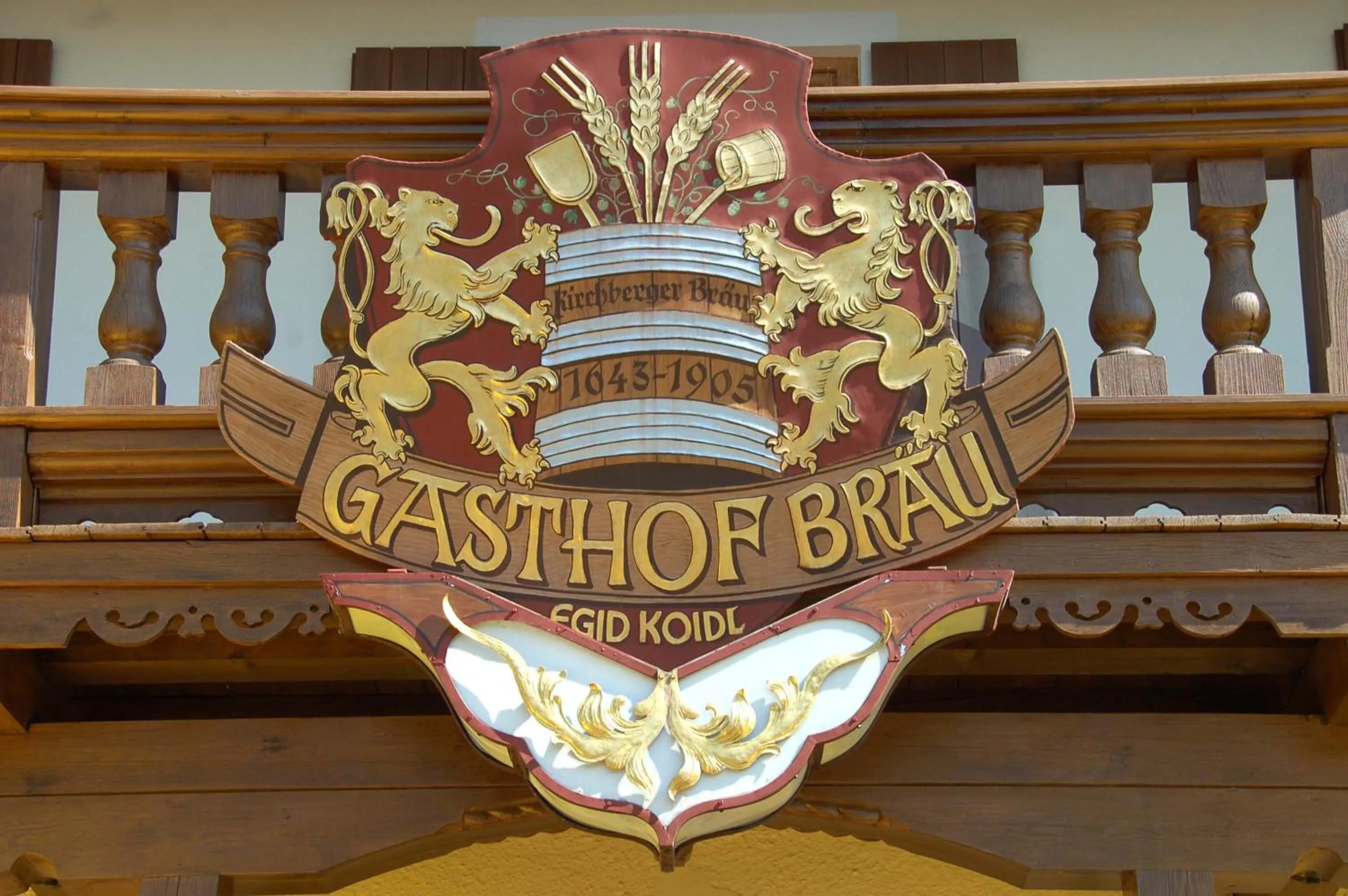 Facade/entrance in Hotel Bräuwirt