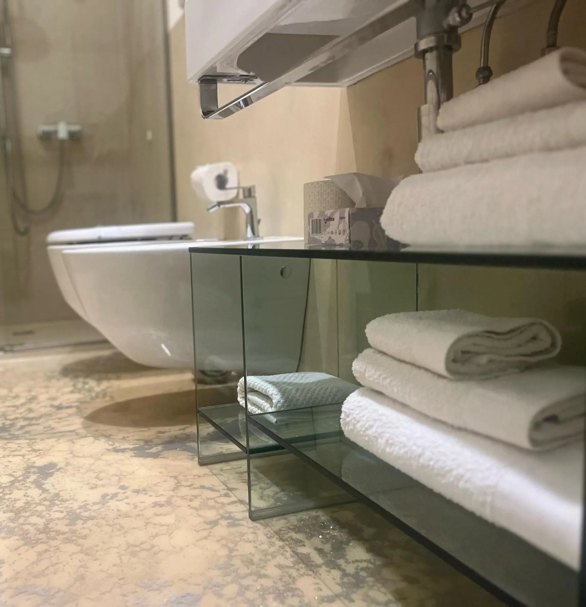 Toilet in Cinquecento B&B