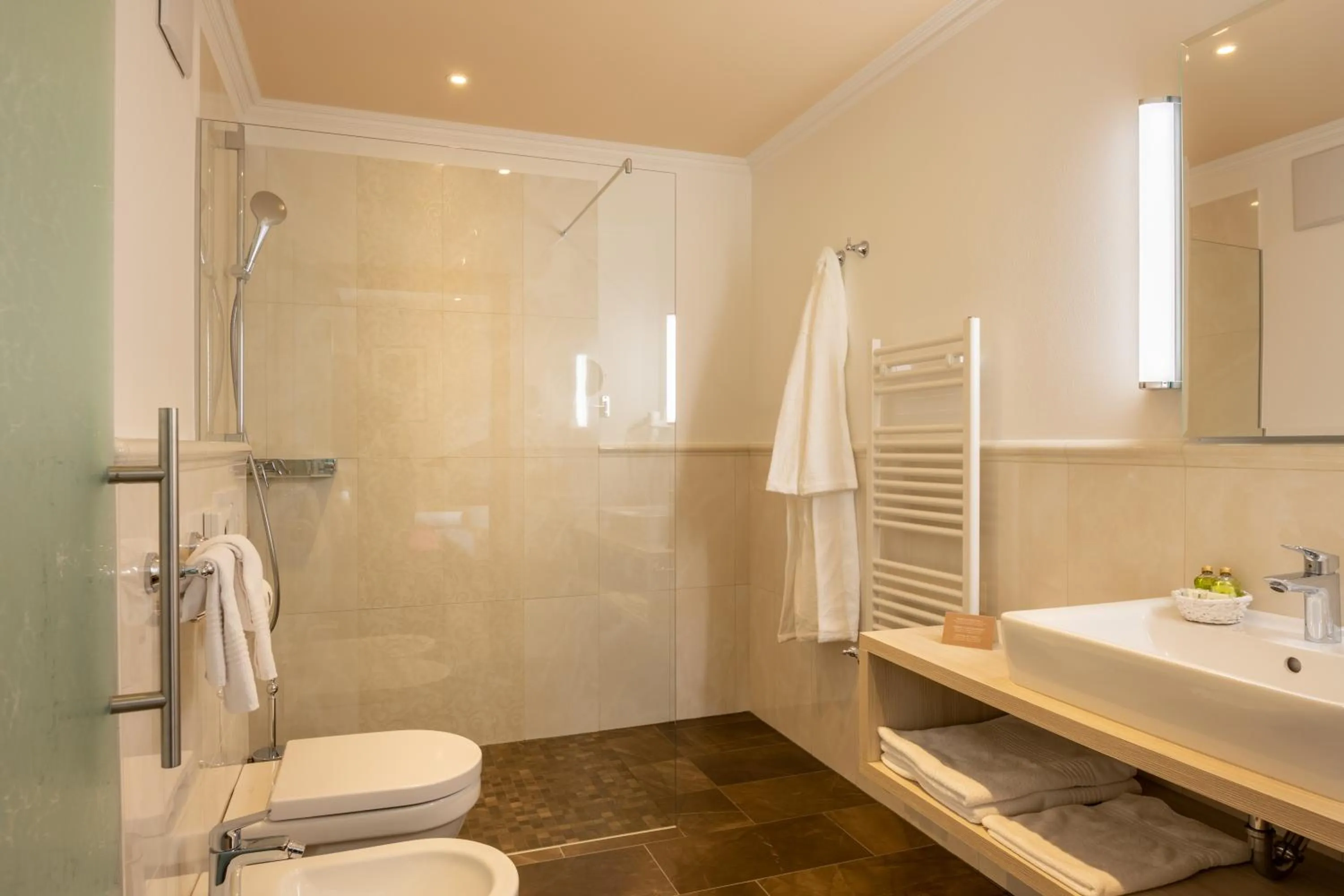 Shower in Historic Hotel Alte Goste