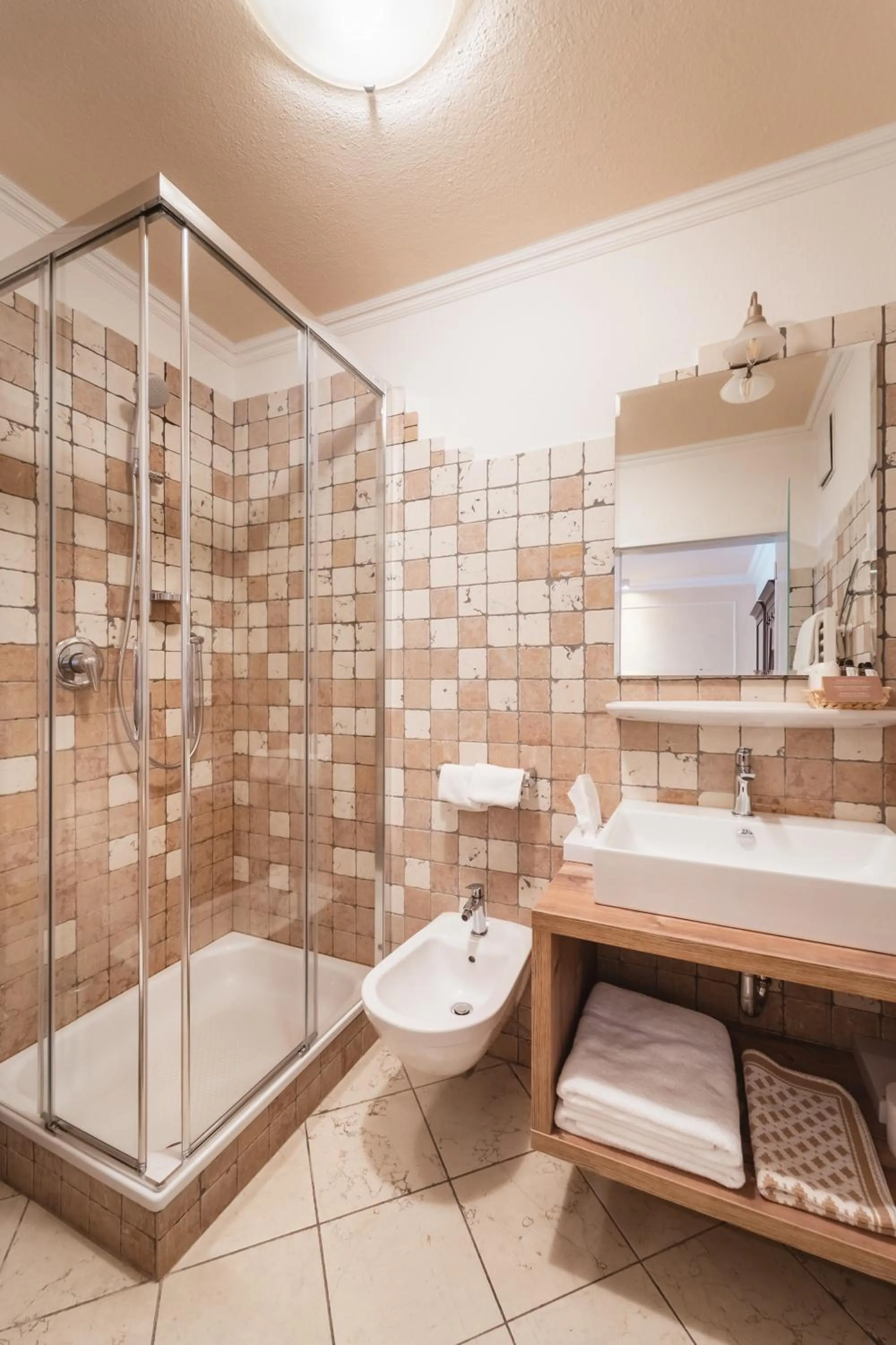 Bathroom in Historic Hotel Alte Goste