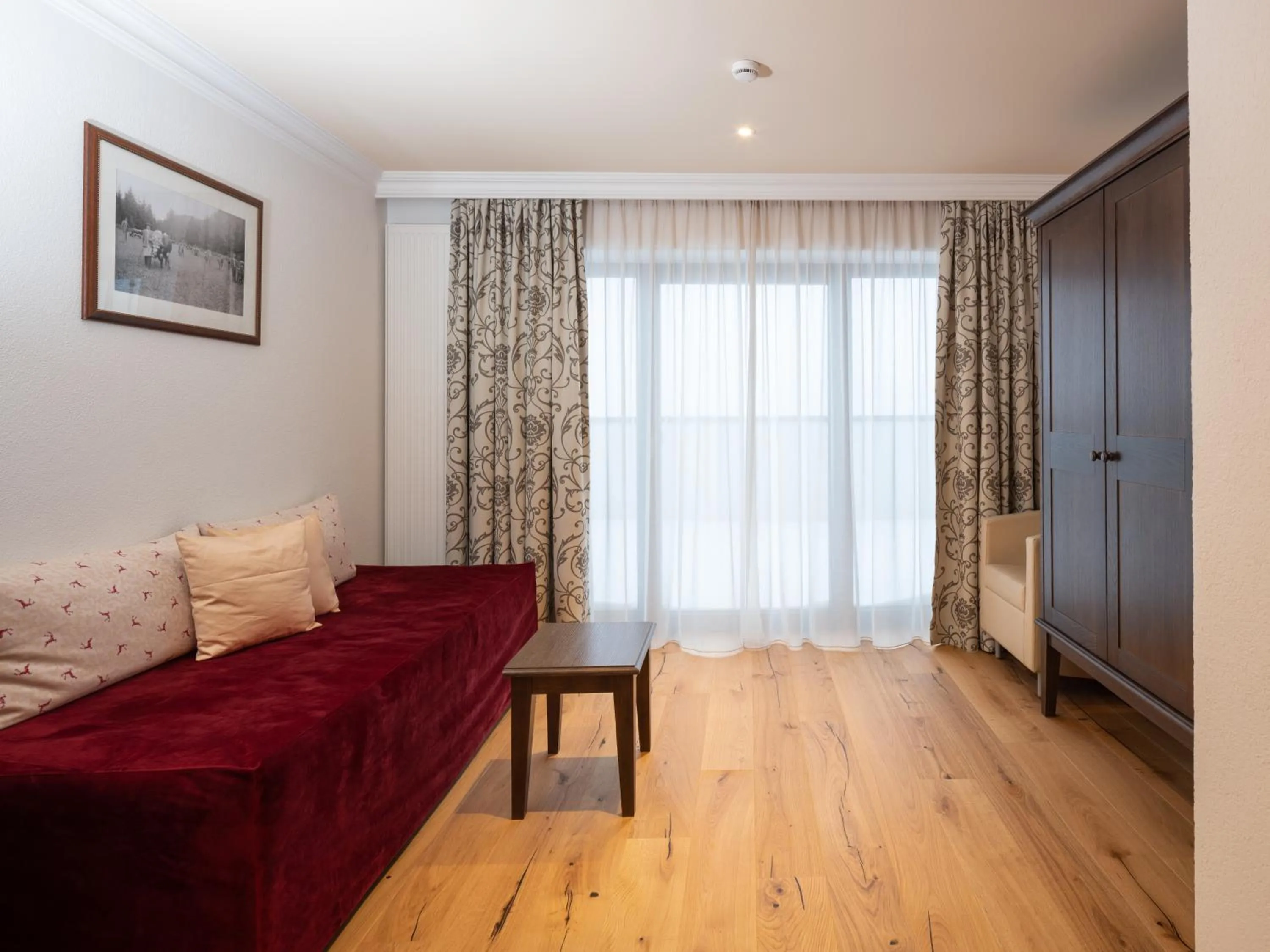 Balcony/Terrace, Bed in Historic Hotel Alte Goste