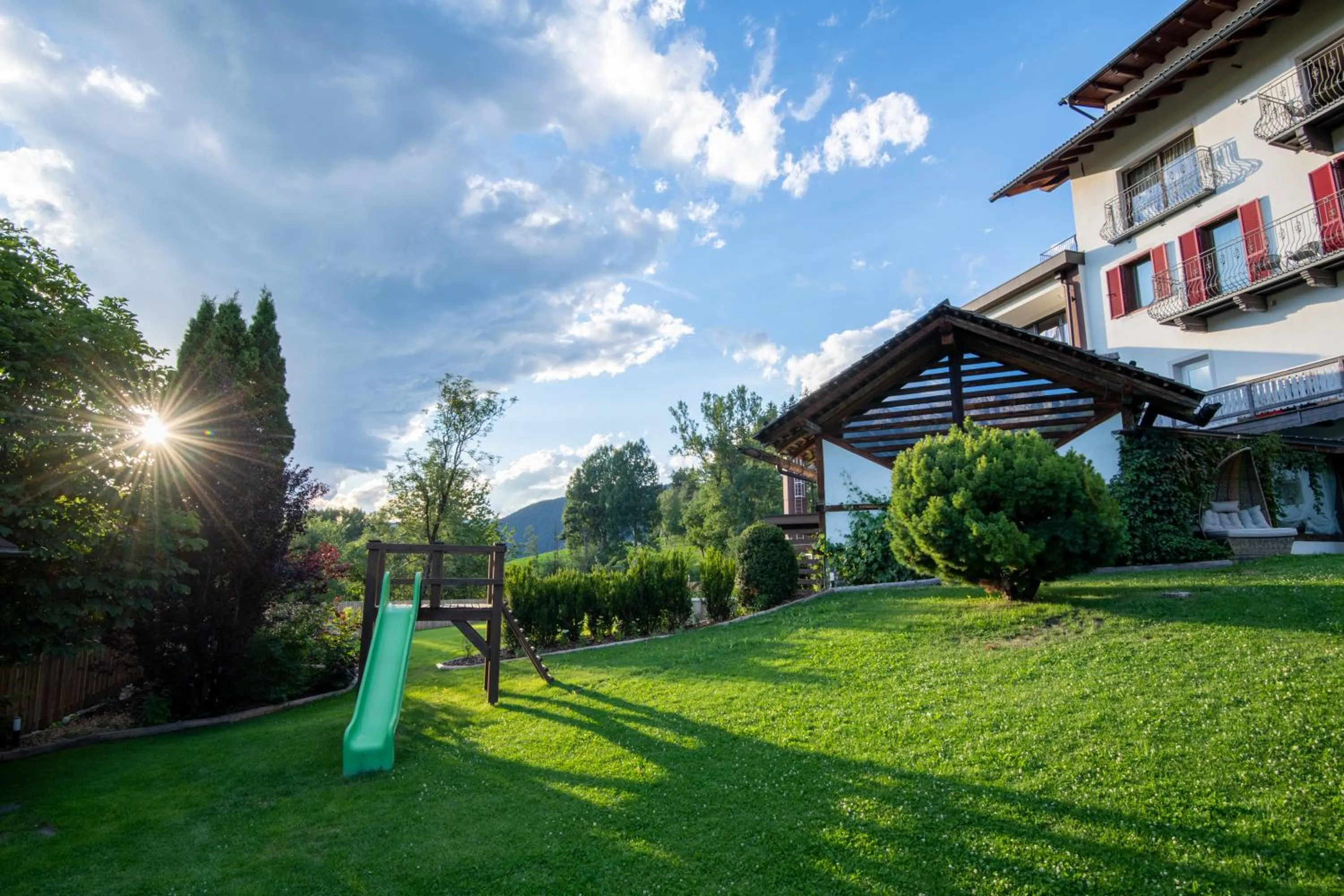 Garden in Historic Hotel Alte Goste