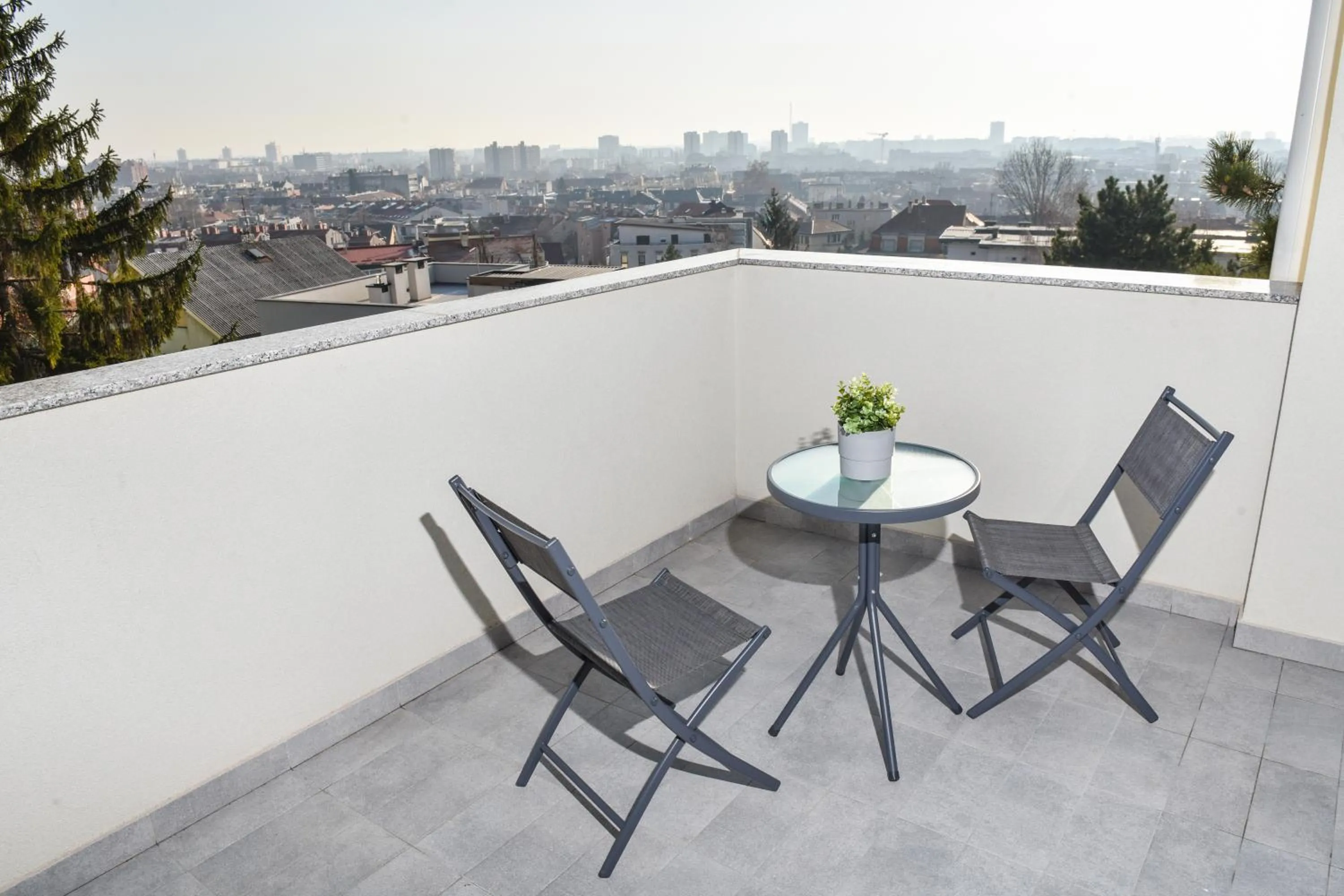Balcony/Terrace in Rooms at Zajčeva 34