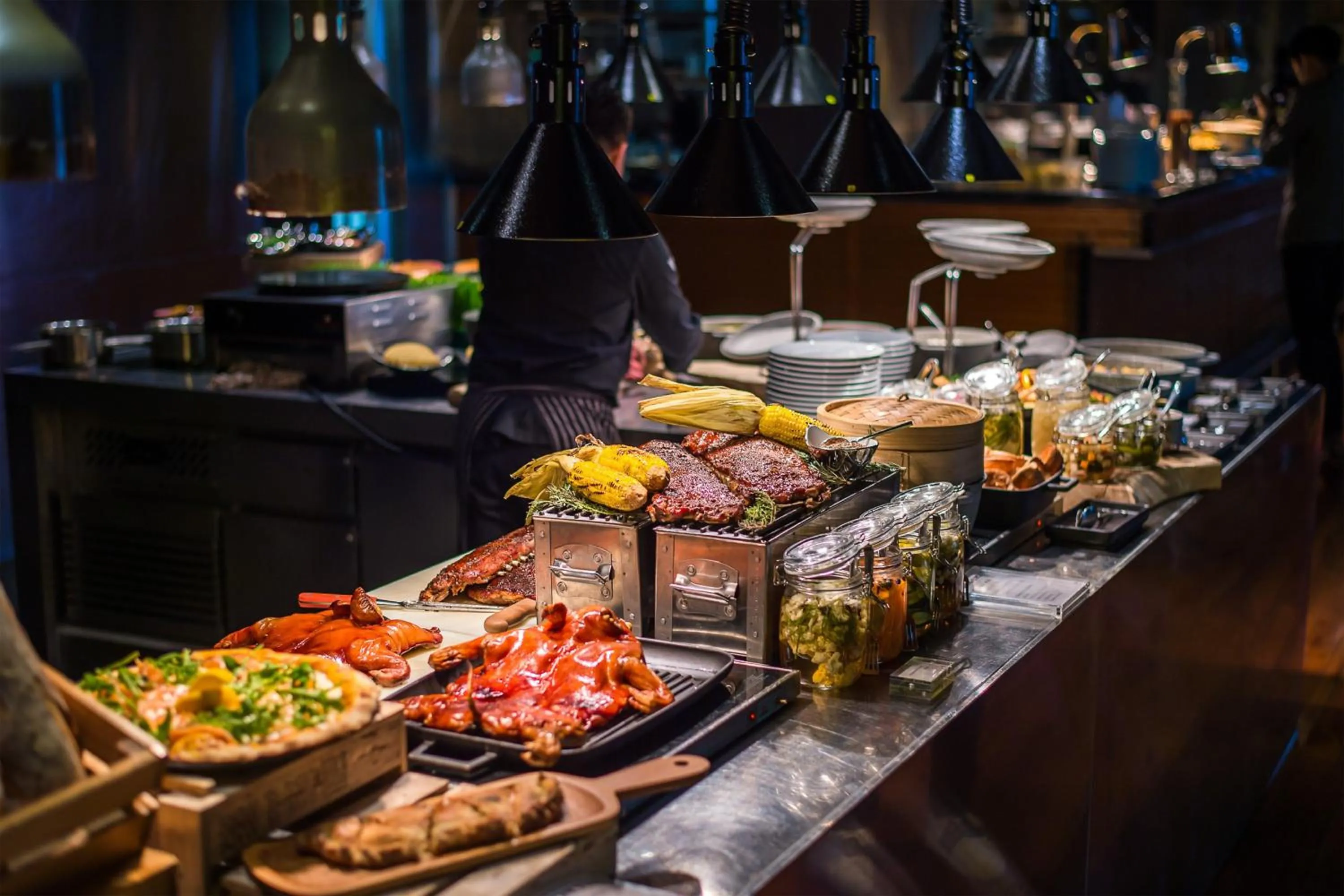 Kitchen or kitchenette in W Bangkok Hotel
