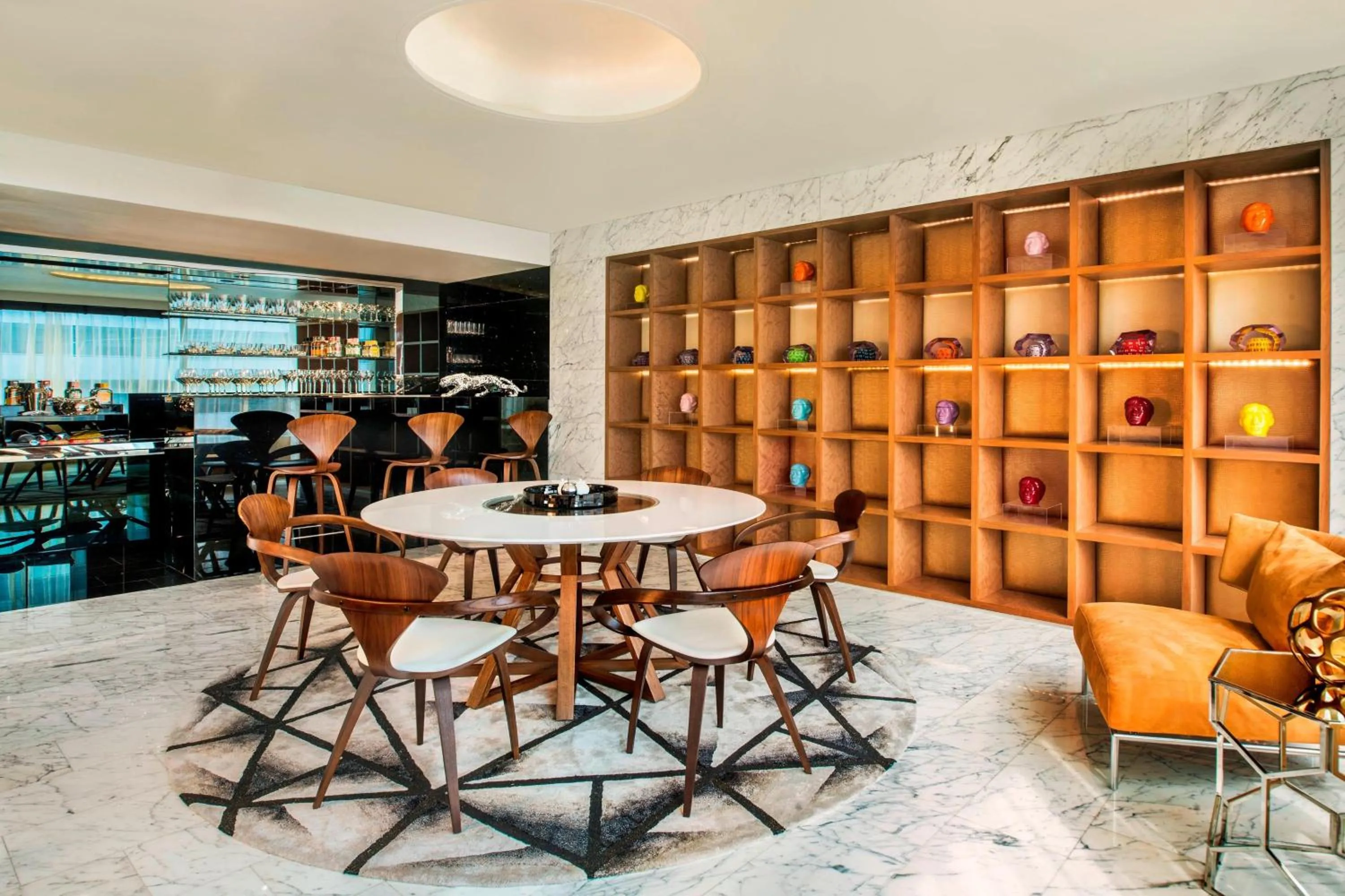 Photo of the whole room in W Bangkok Hotel