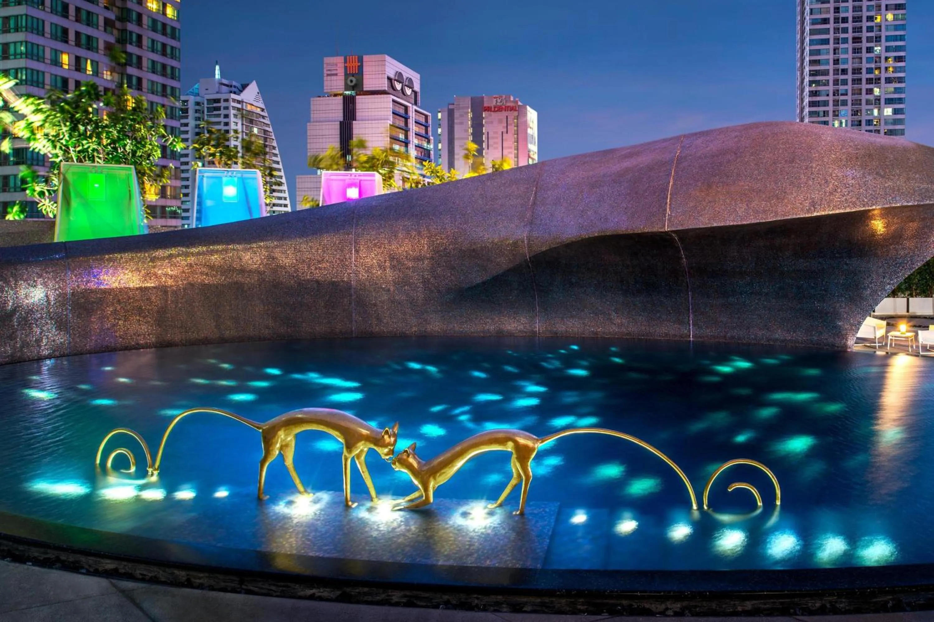 Fitness centre/facilities in W Bangkok Hotel