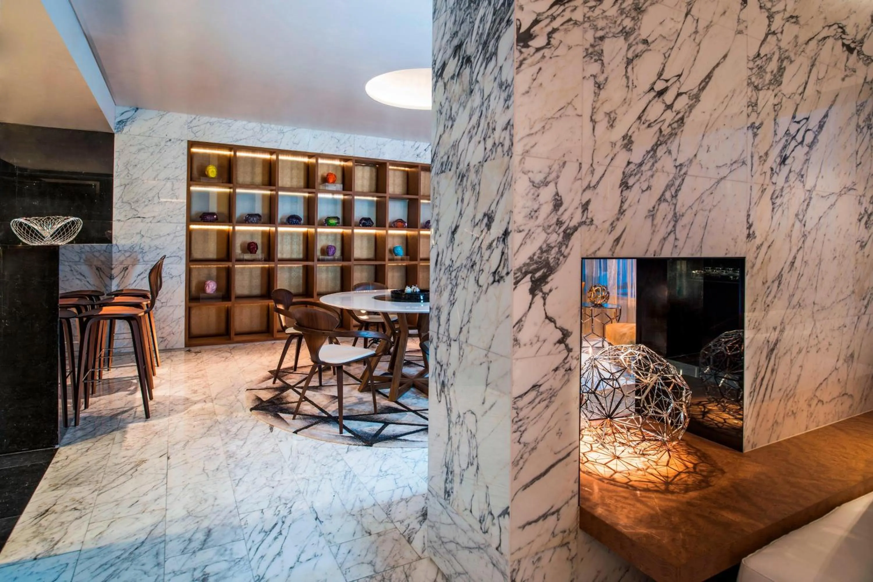 Photo of the whole room in W Bangkok Hotel