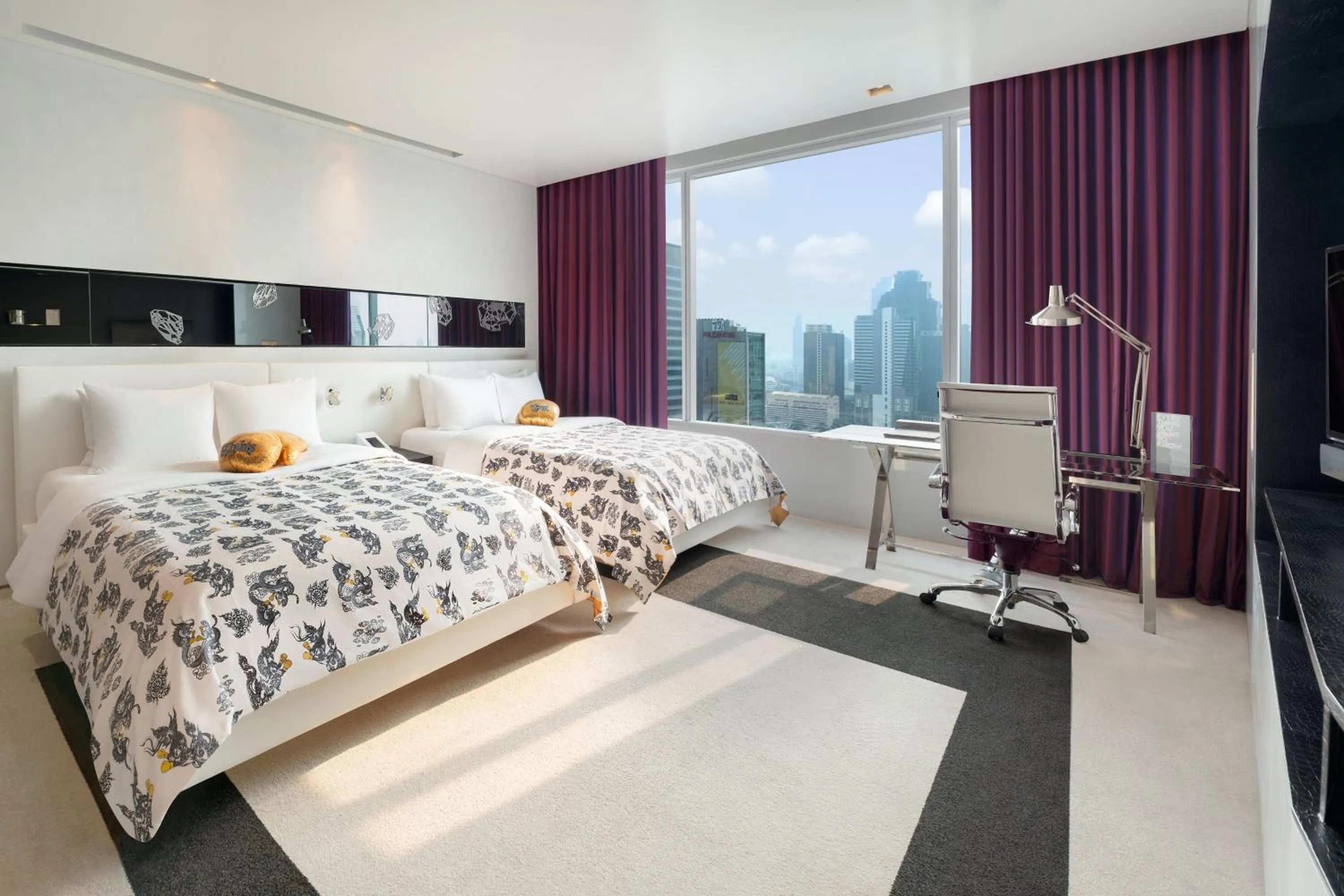 Photo of the whole room, Bed in W Bangkok Hotel