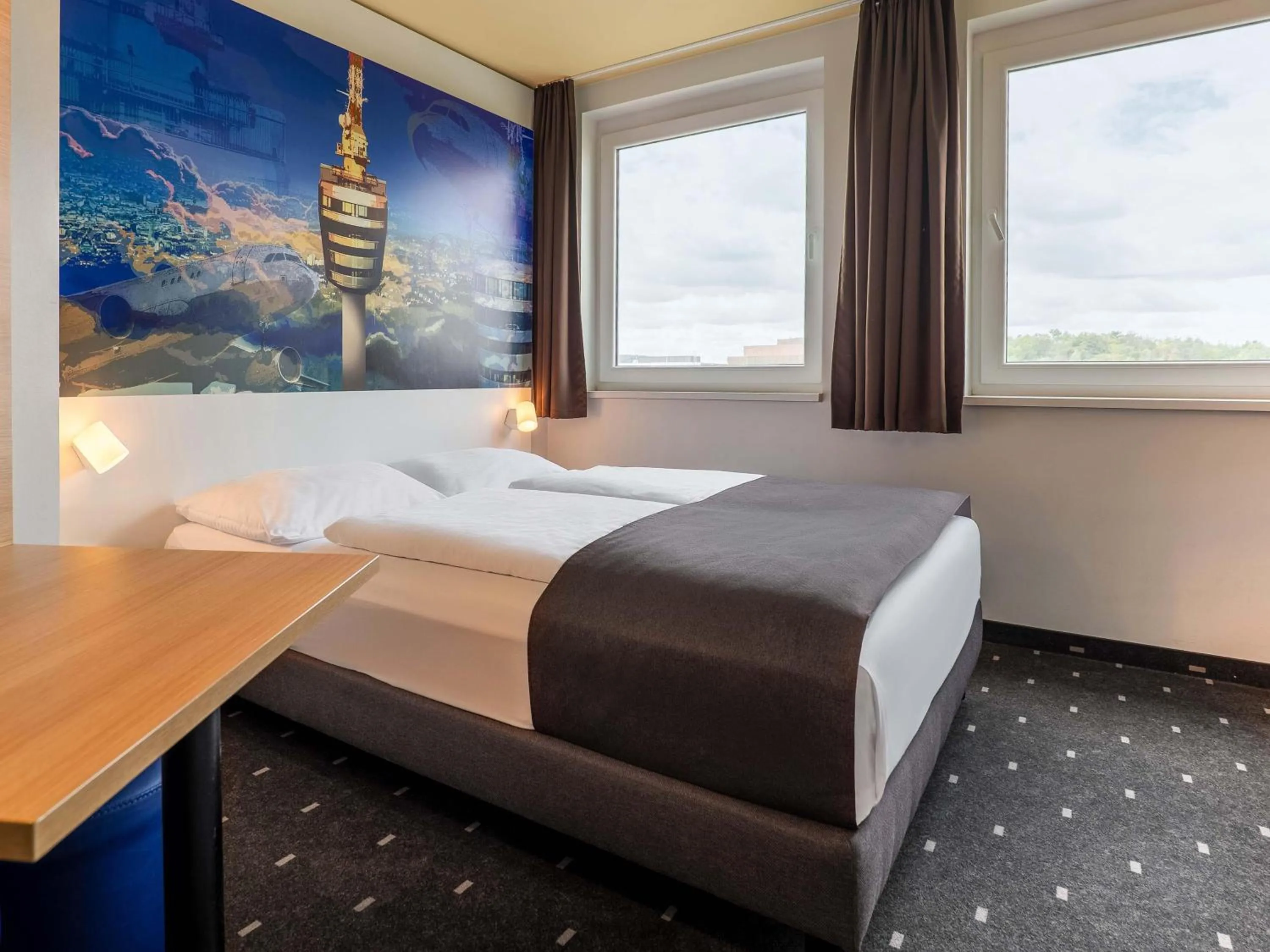 Photo of the whole room, Bed in B&B Hotel Stuttgart-Airport/Messe