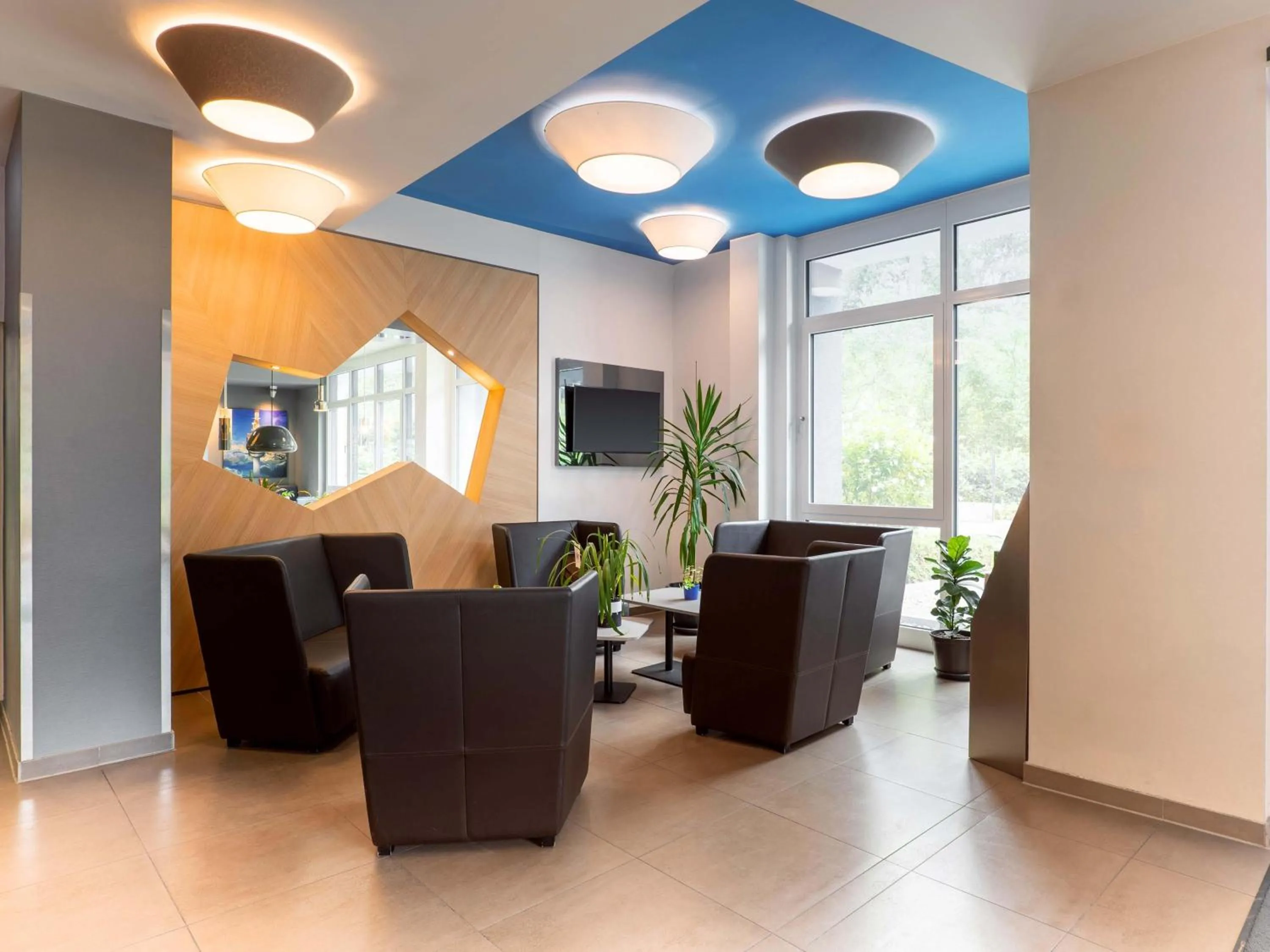 Lobby or reception in B&B Hotel Stuttgart-Airport/Messe