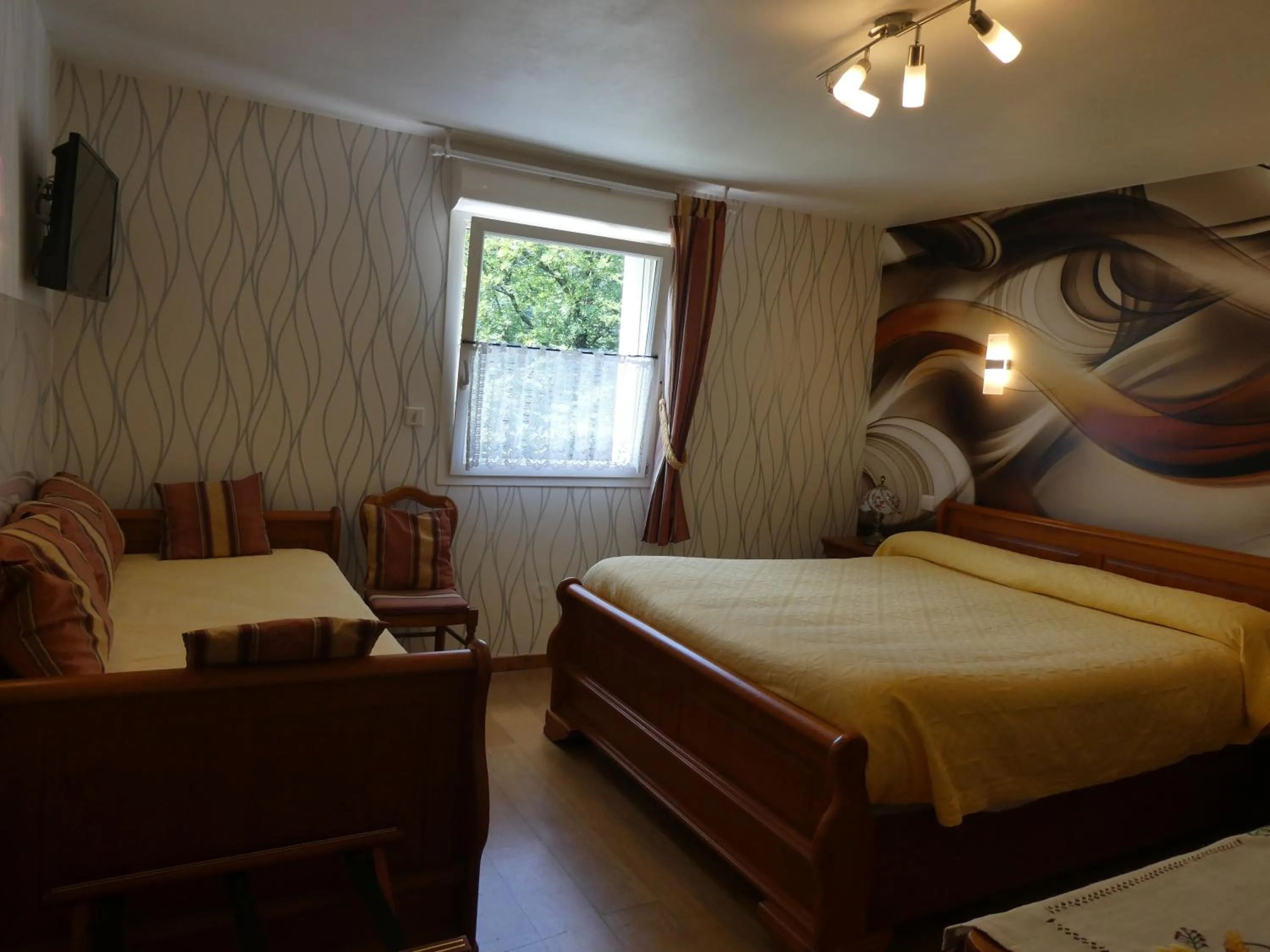 Bed in Chambres d'Hôtes La Balaguère