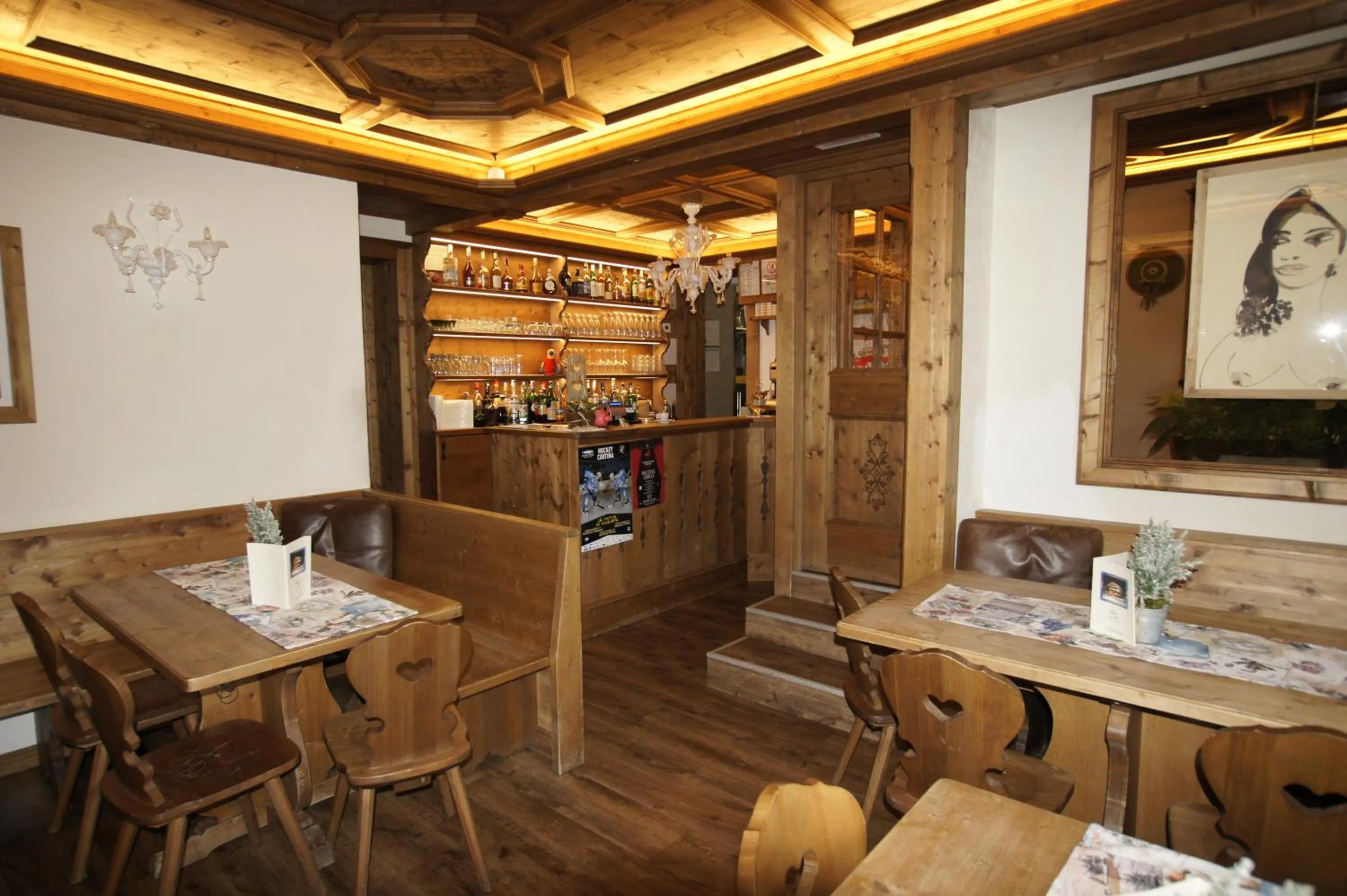 Lounge or bar in Hotel da Beppe Sello