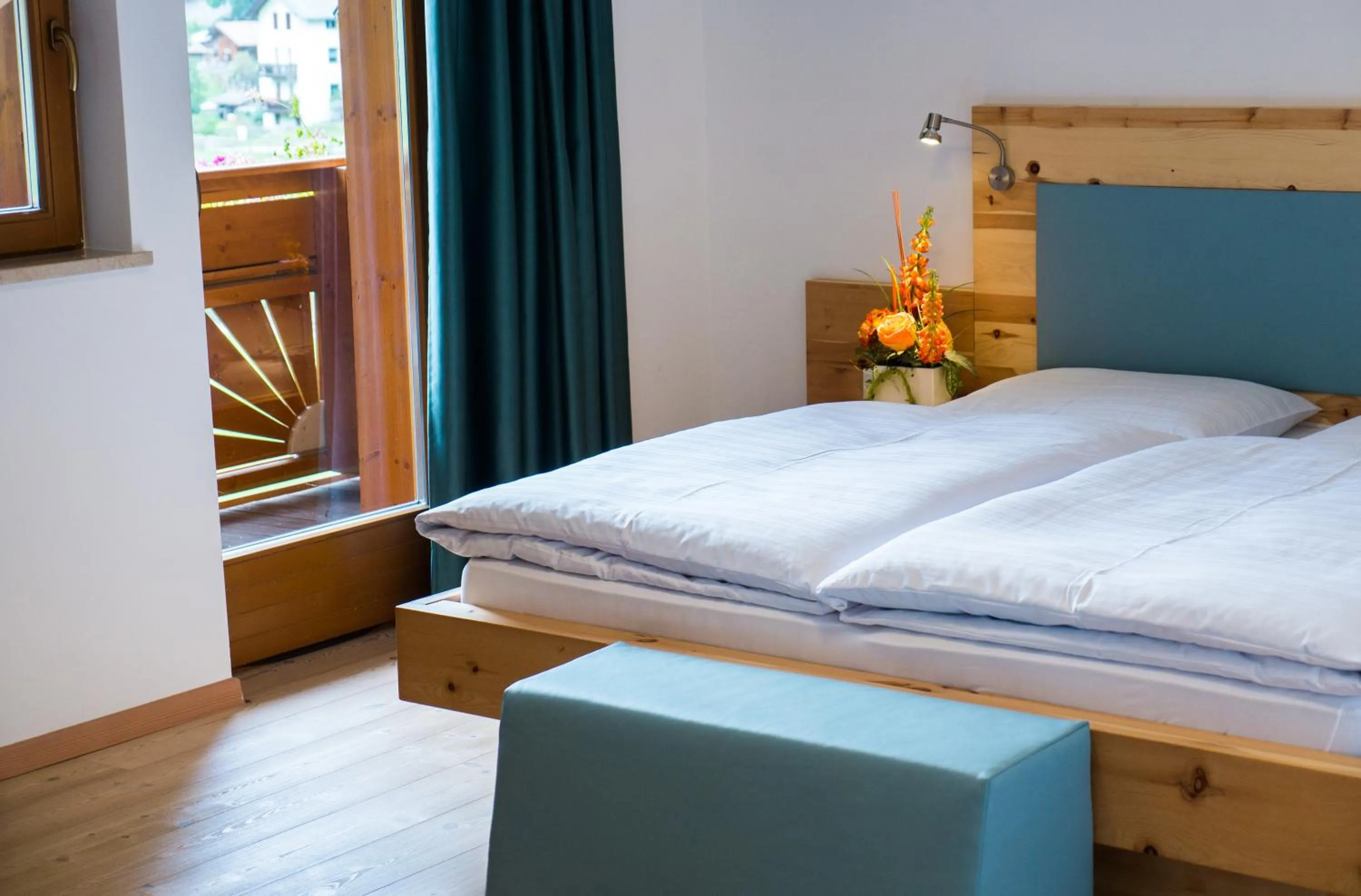 Bed in Hotel Feldrand