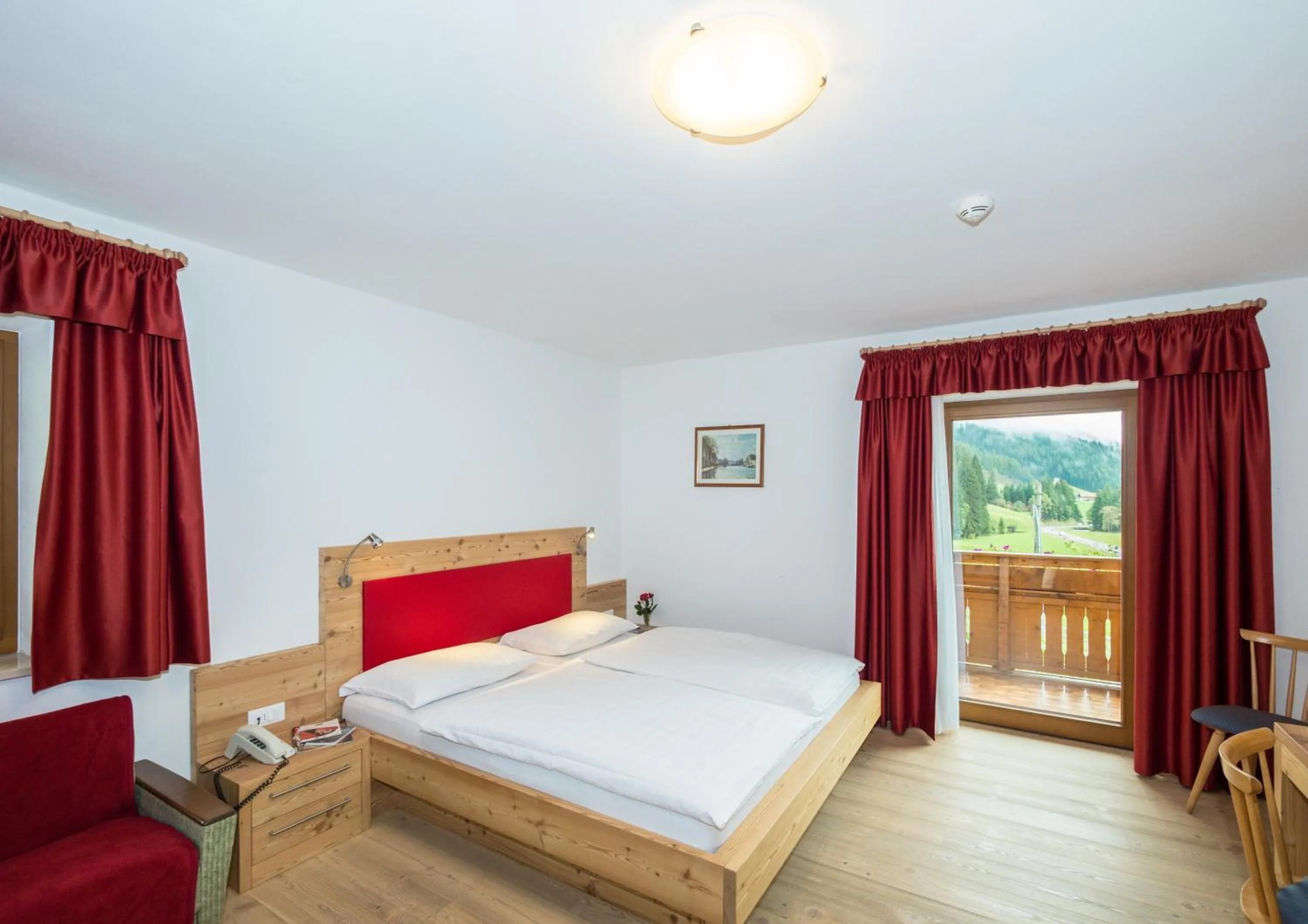 Bed in Hotel Feldrand