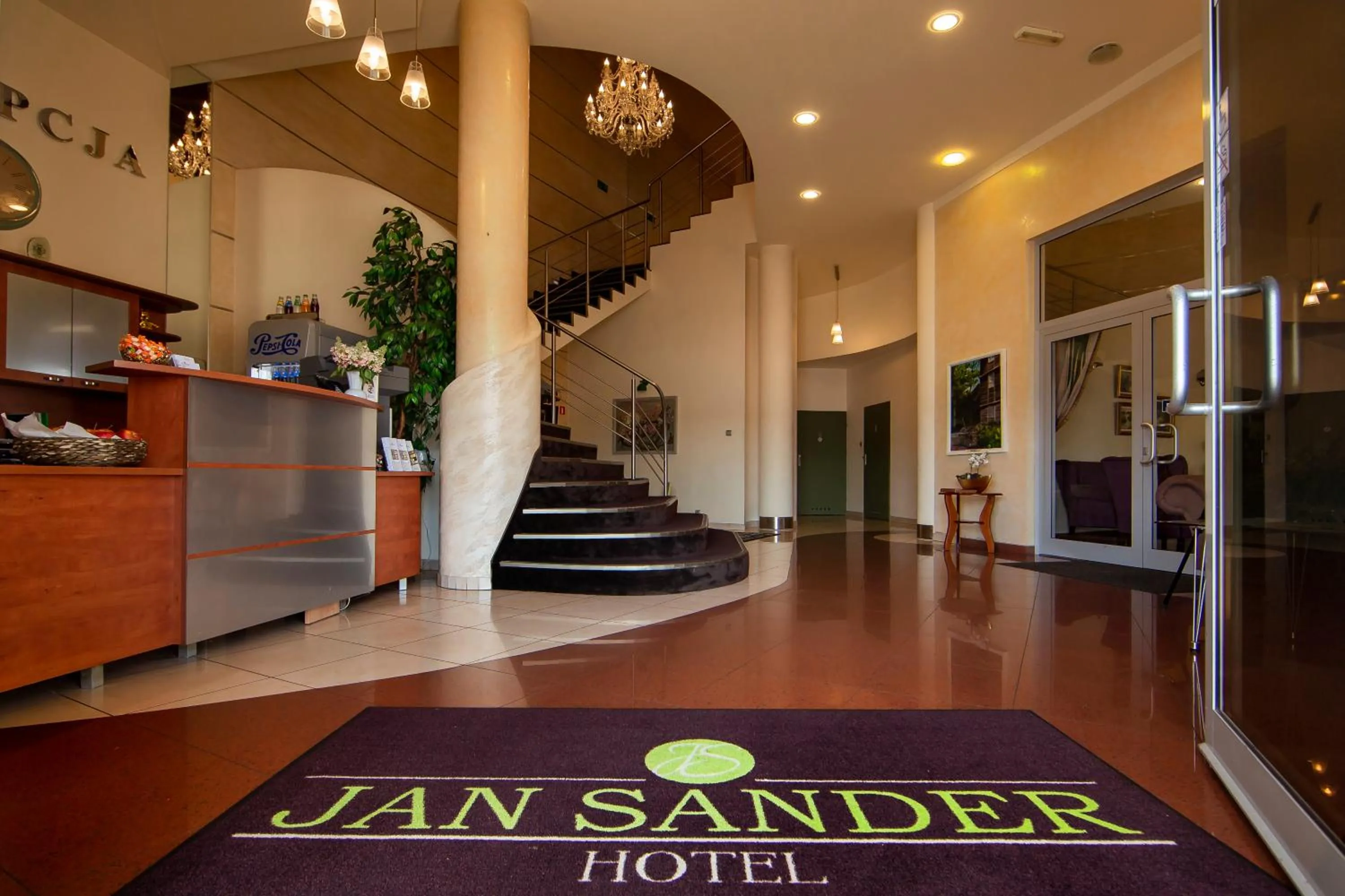 Property logo or sign in Hotel Jan Sander