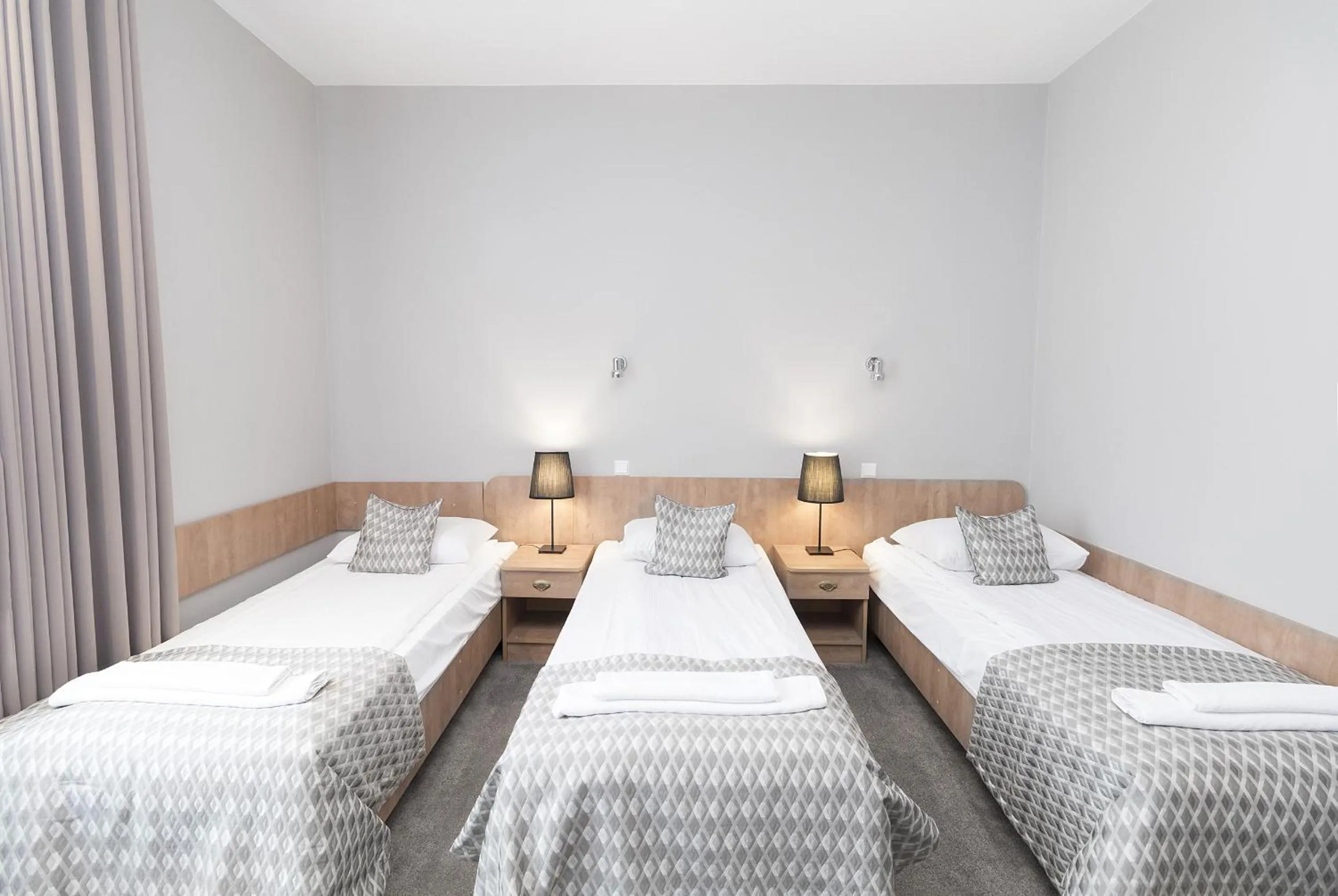 Bed in Hotel Jan Sander