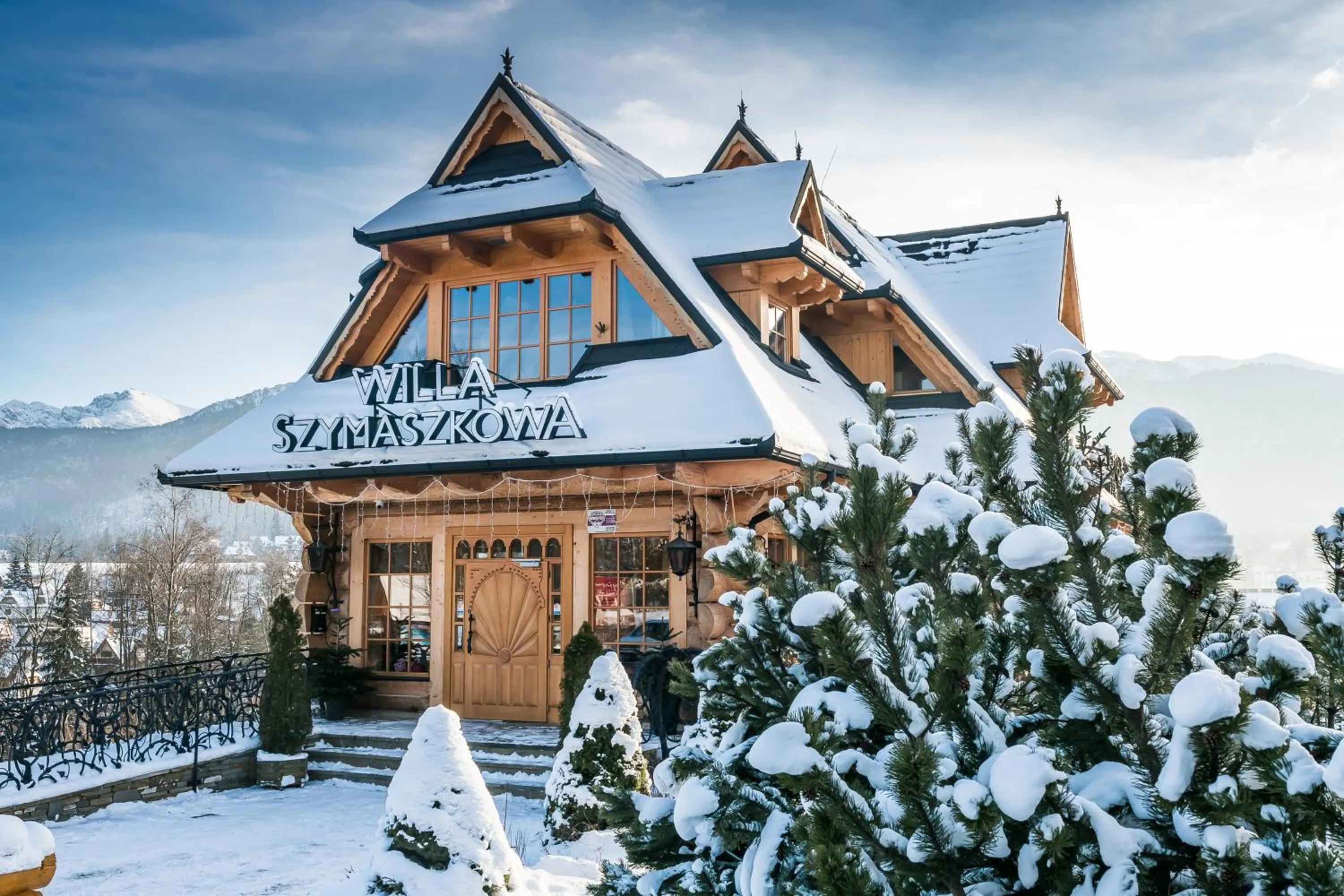 Facade/entrance in Willa Szymaszkowa