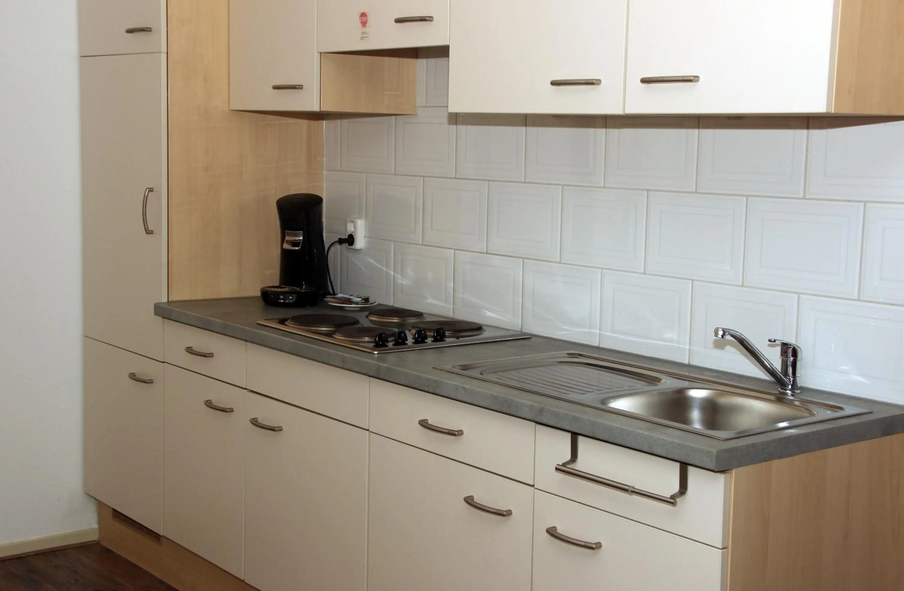 Kitchen or kitchenette in Hotel Studio Bosch Duin Strand