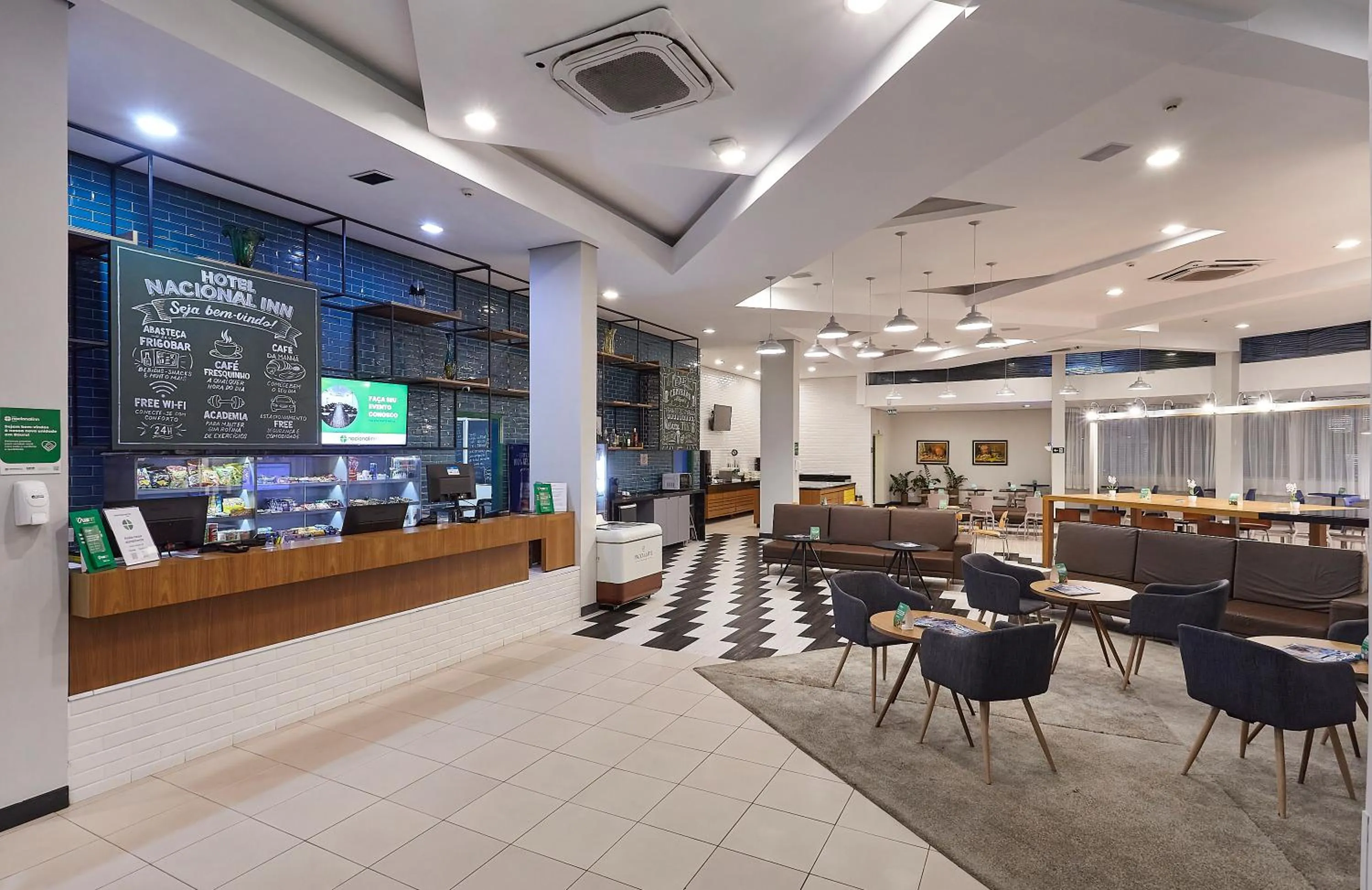 Lobby or reception in Hotel Nacional Inn Bauru