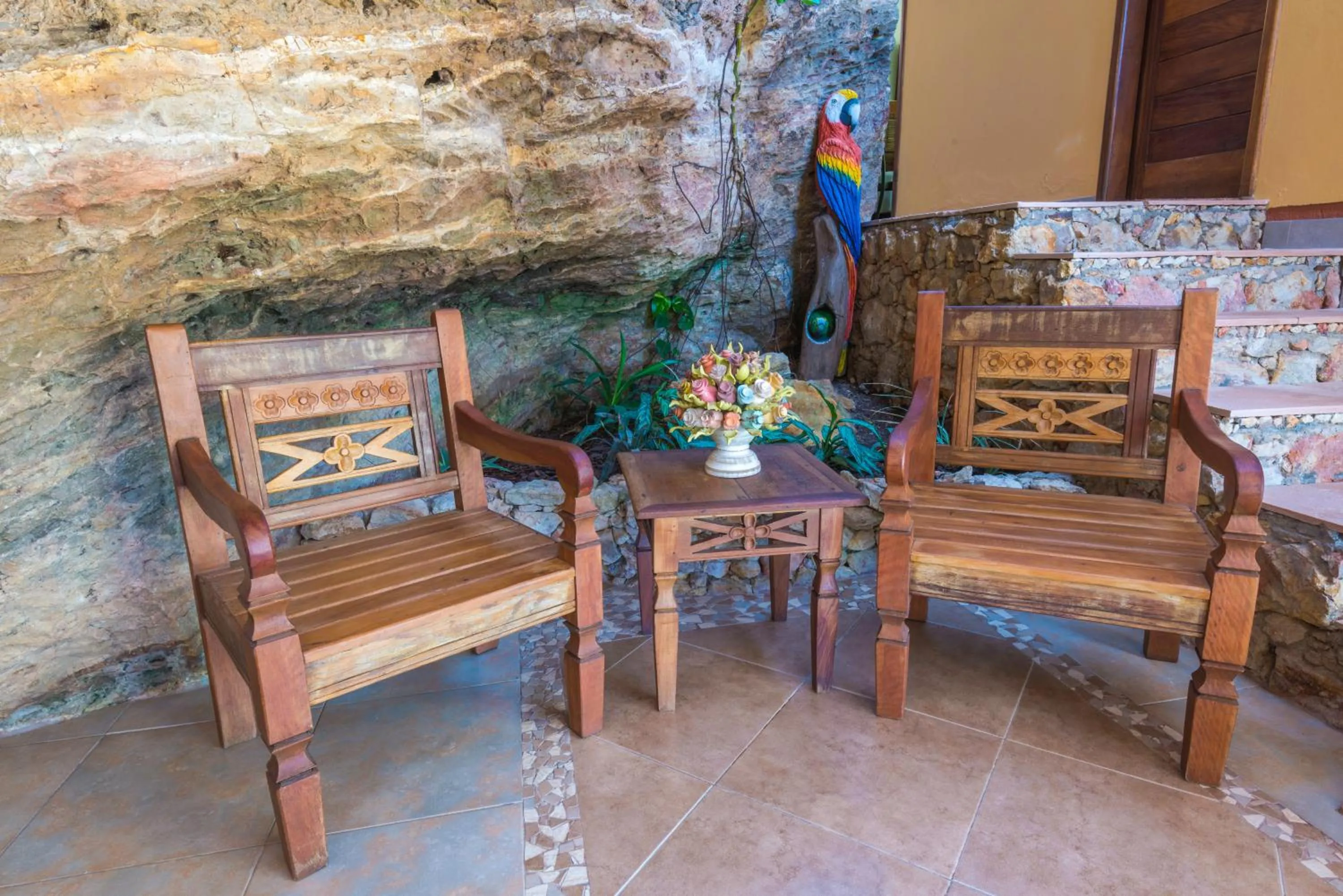 Decorative detail in Pousada Bahia Bella