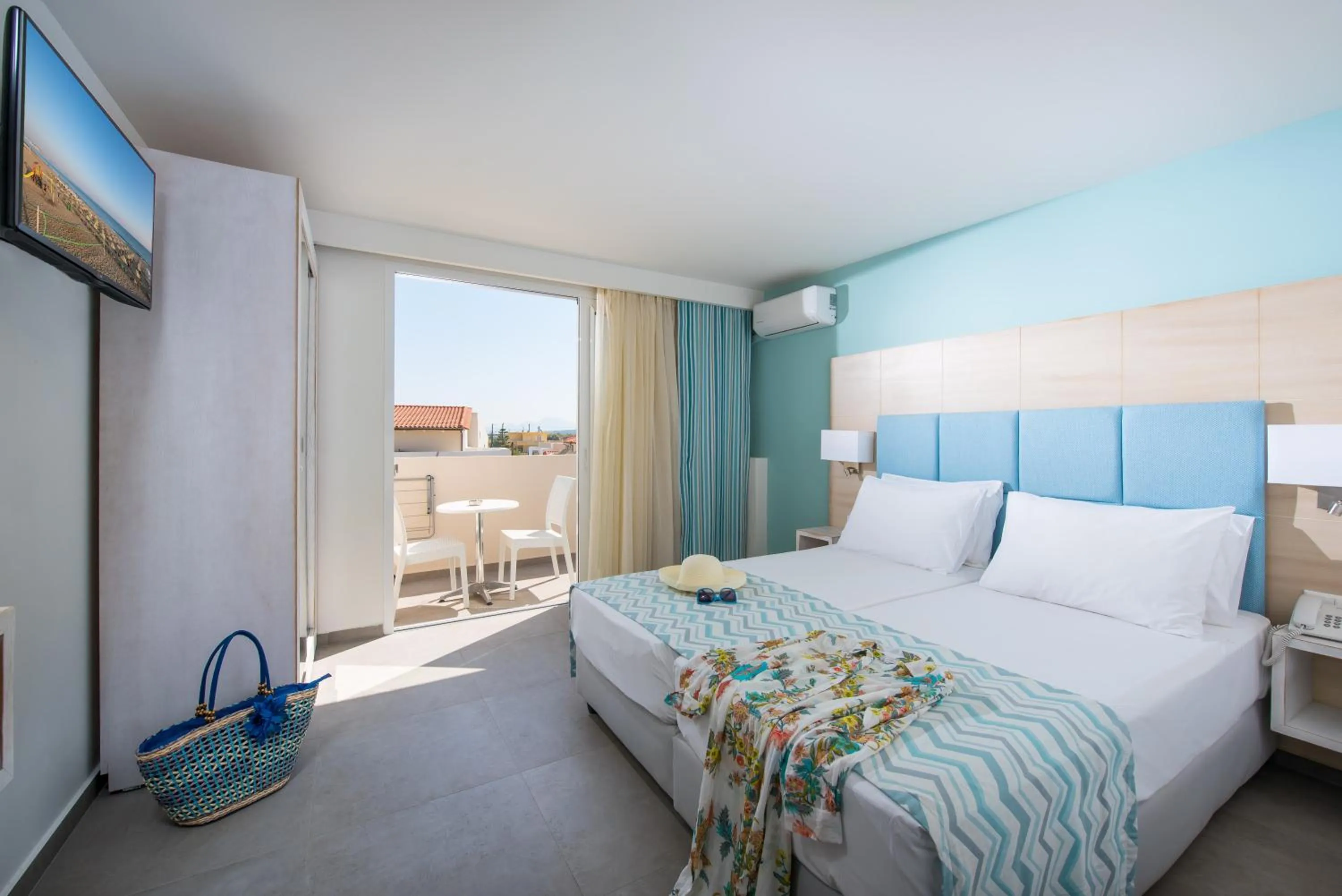 Photo of the whole room, Bed in Odyssia Beach Hotel